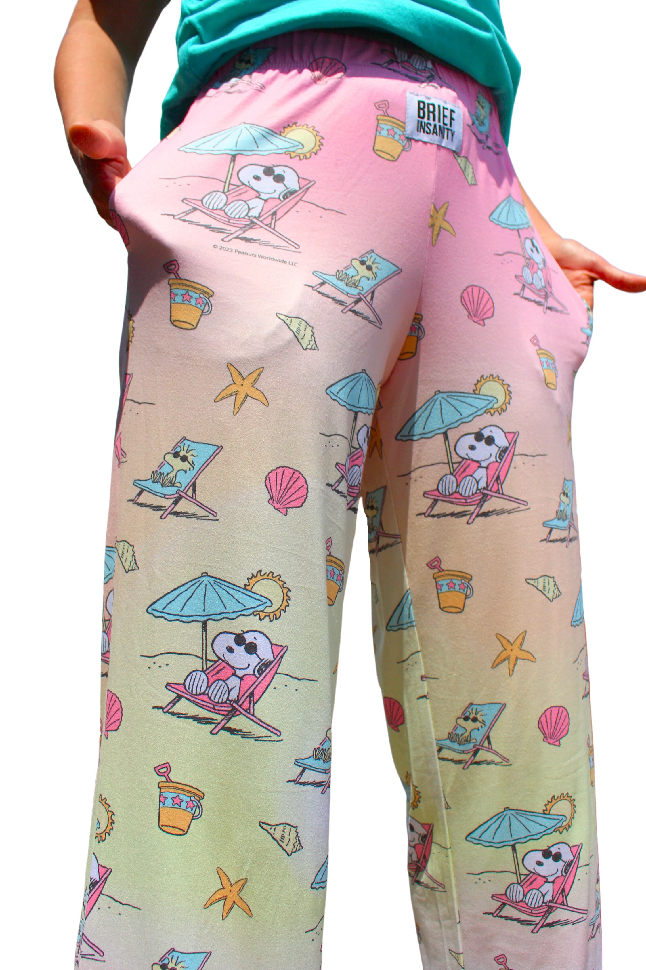Snoopy Beach pajama lounge pants
