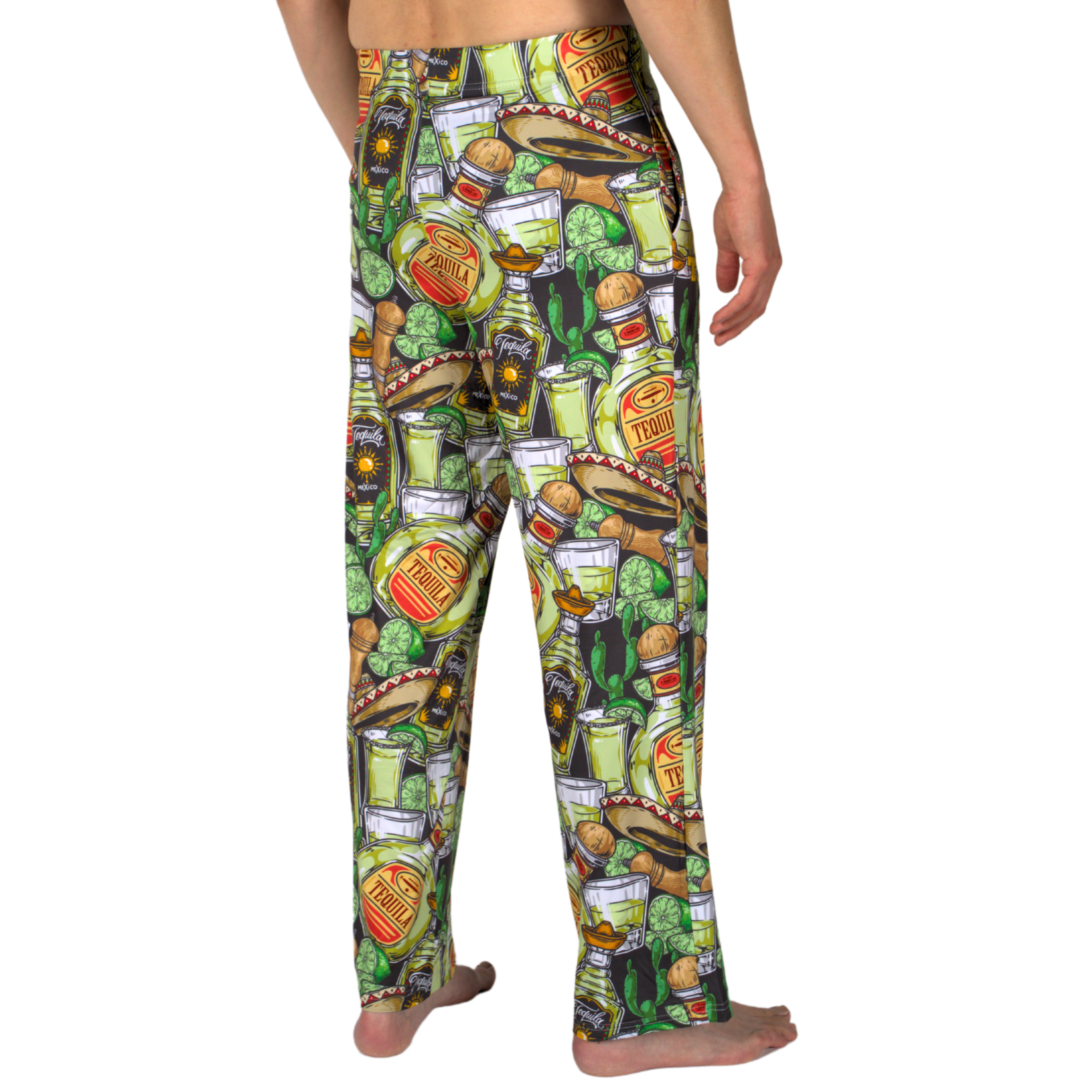 BRIEF INSANITY'S Bring the Tequila Lounge Pants Back View