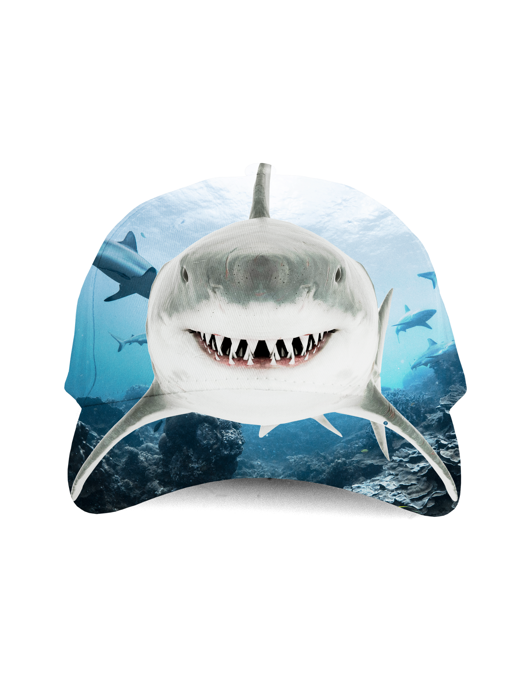 BRIEF INSANITY Kids Shark Cap