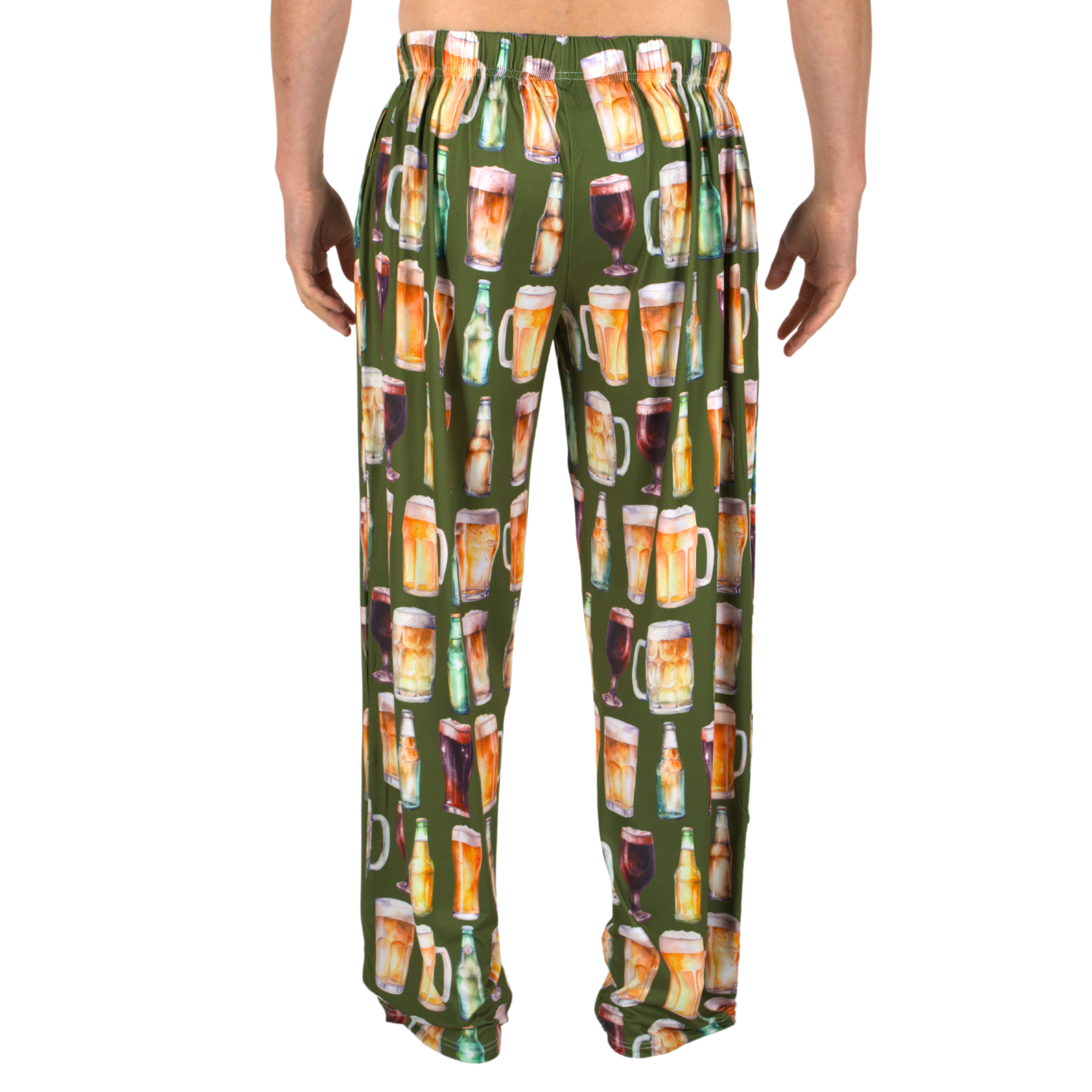BRIEF INSANITY'S You Look Like I Need a Beer Lounge Pants Back View
