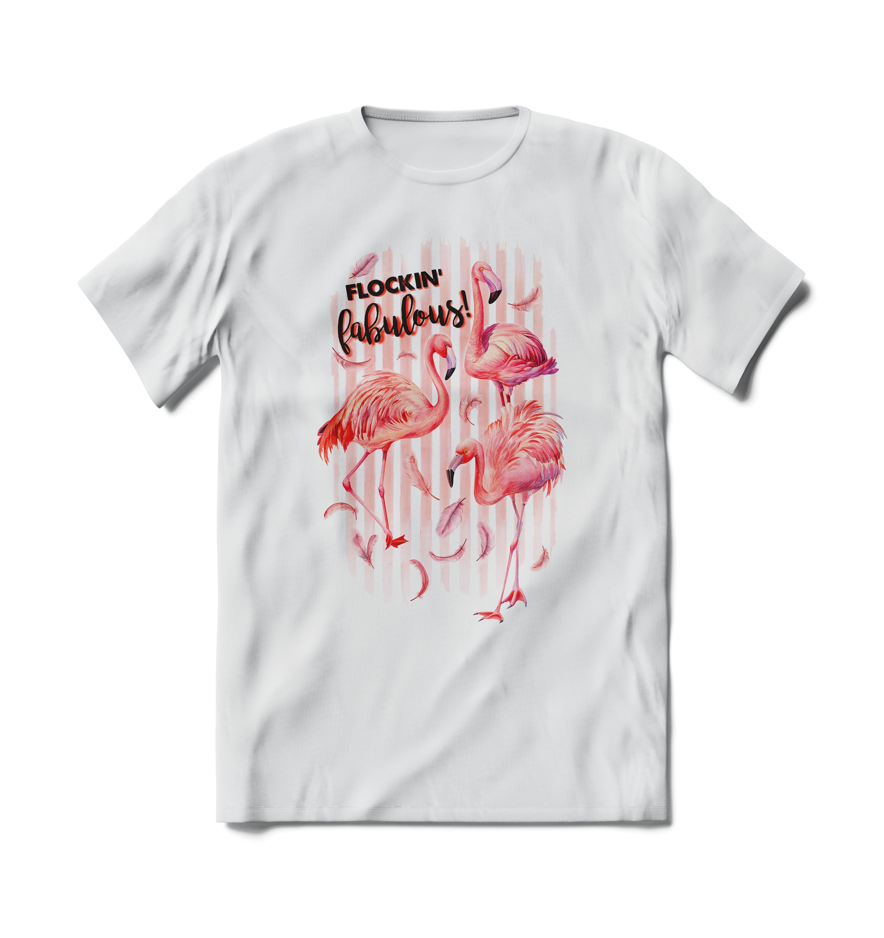 BRIEF INSANITY Flockin' Fabulous Flamingo Short Sleeve Sleep Shirt