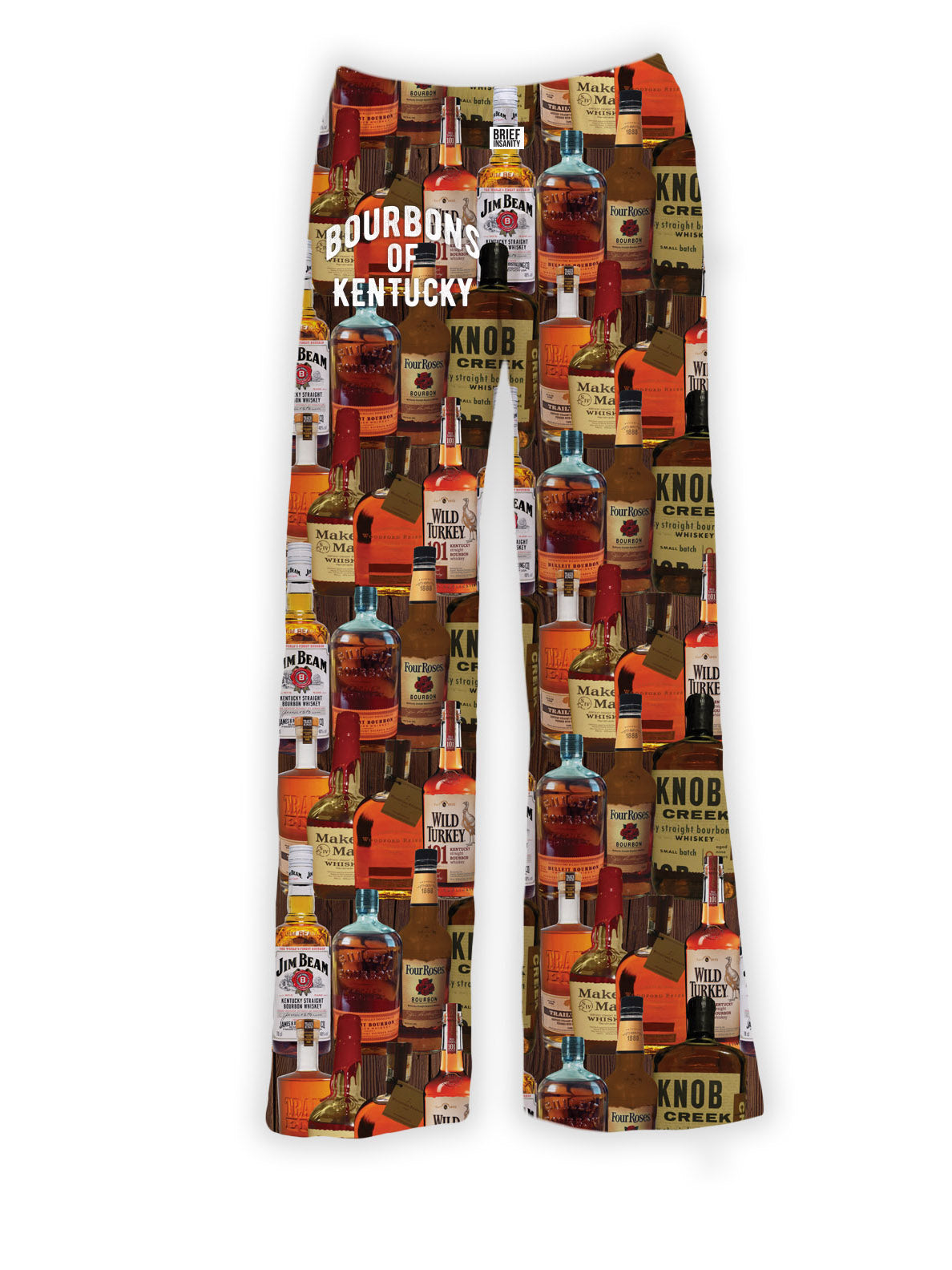 BRIEF INSANITY Bourbons Of Kentucky Pajama Lounge Pants