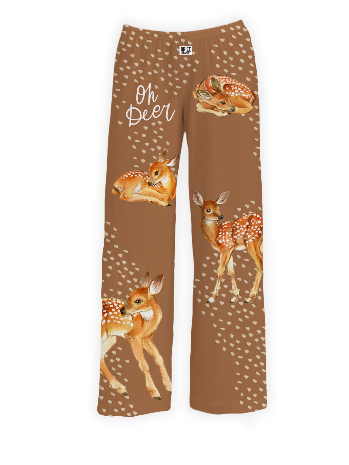 BRIEF INSANITY's Oh Deer Pajama Lounge Pants