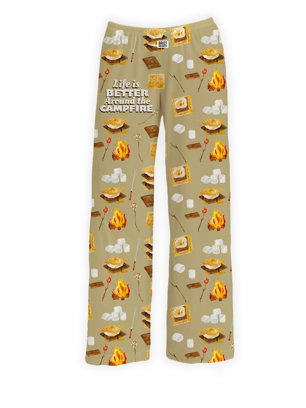 BRIEF INSANITY's Smores Pajama Lounge Pants