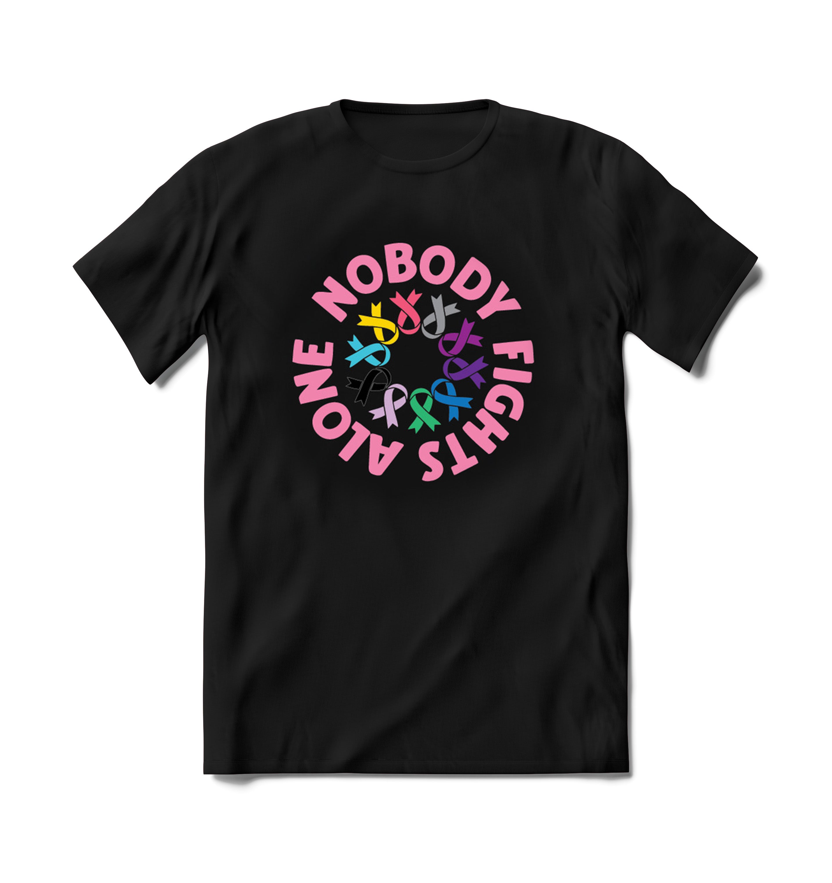 BRIEF INSANITY Nobody Fights Alone Short Sleeve Sleep Shirt
