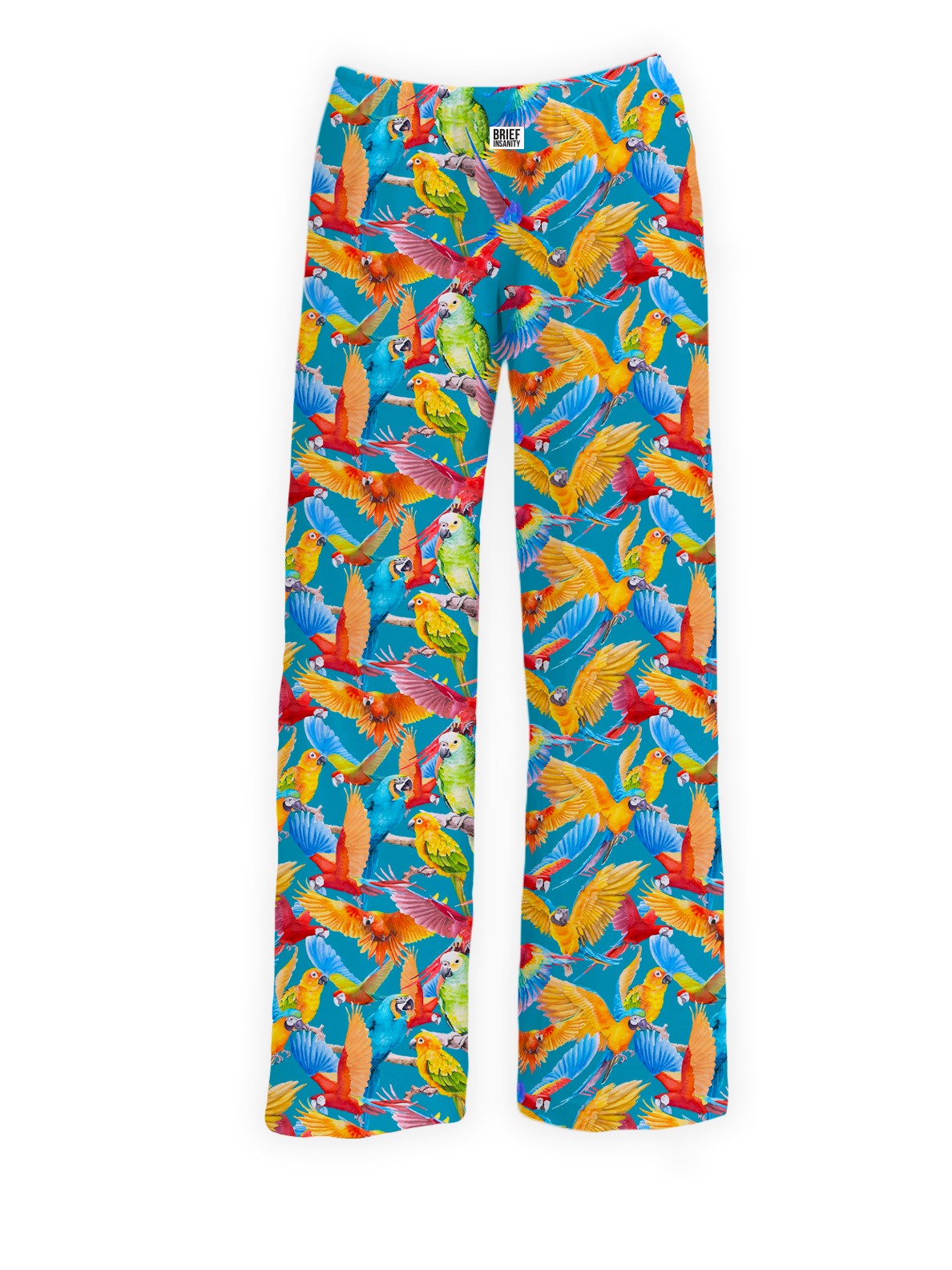 BRIEF INSANITY's Parrot Pajama Lounge Pants