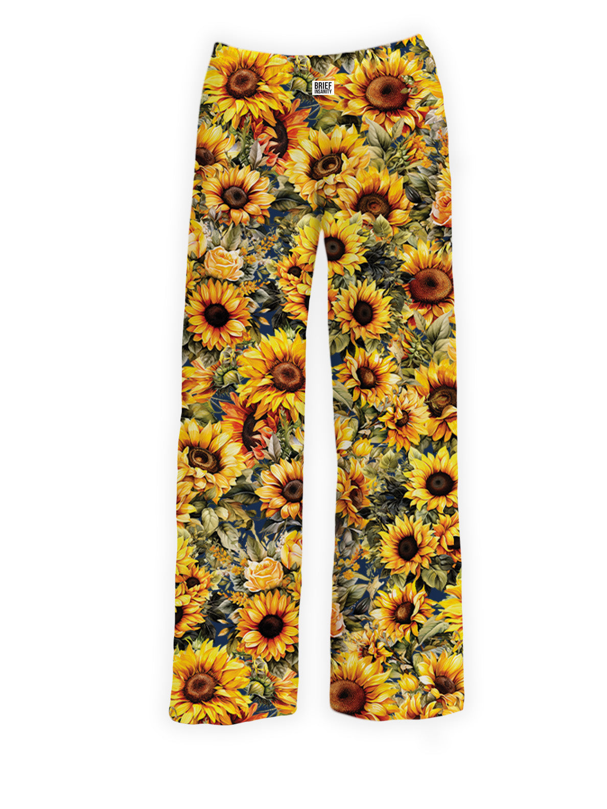 BRIEF INSANITY's Sunflower Pajama Lounge Pants