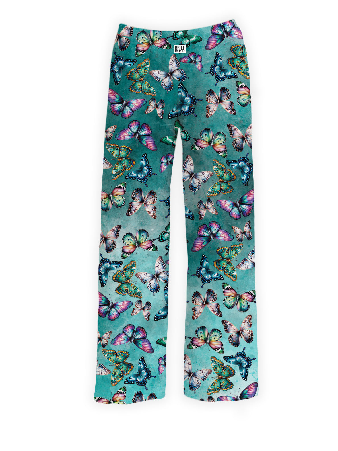 BRIEF INSANITY's Butterfly Pajama Lounge Pants