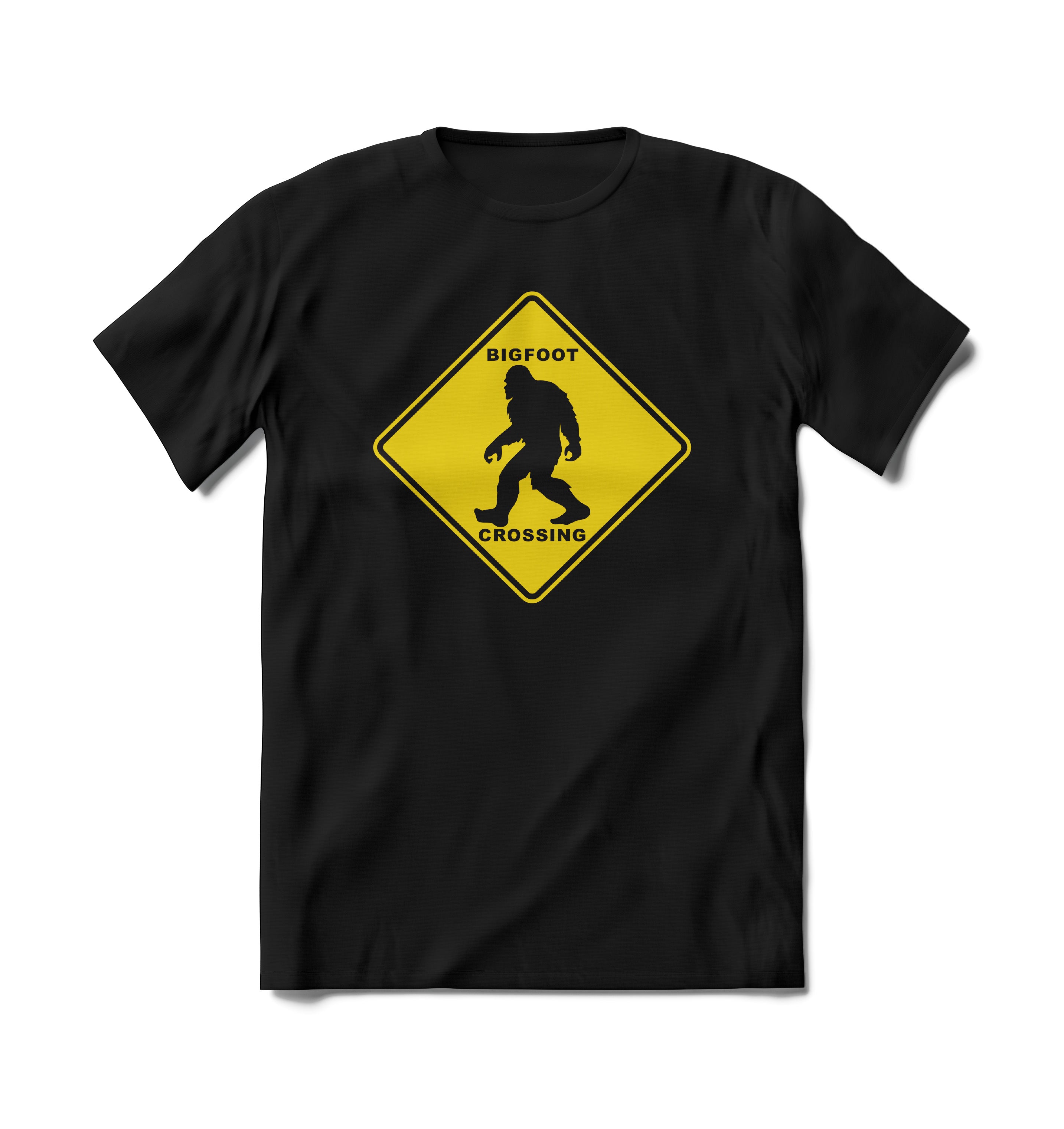 BRIEF INSANITY Bigfoot Crossing Short Sleeve T-shirt
