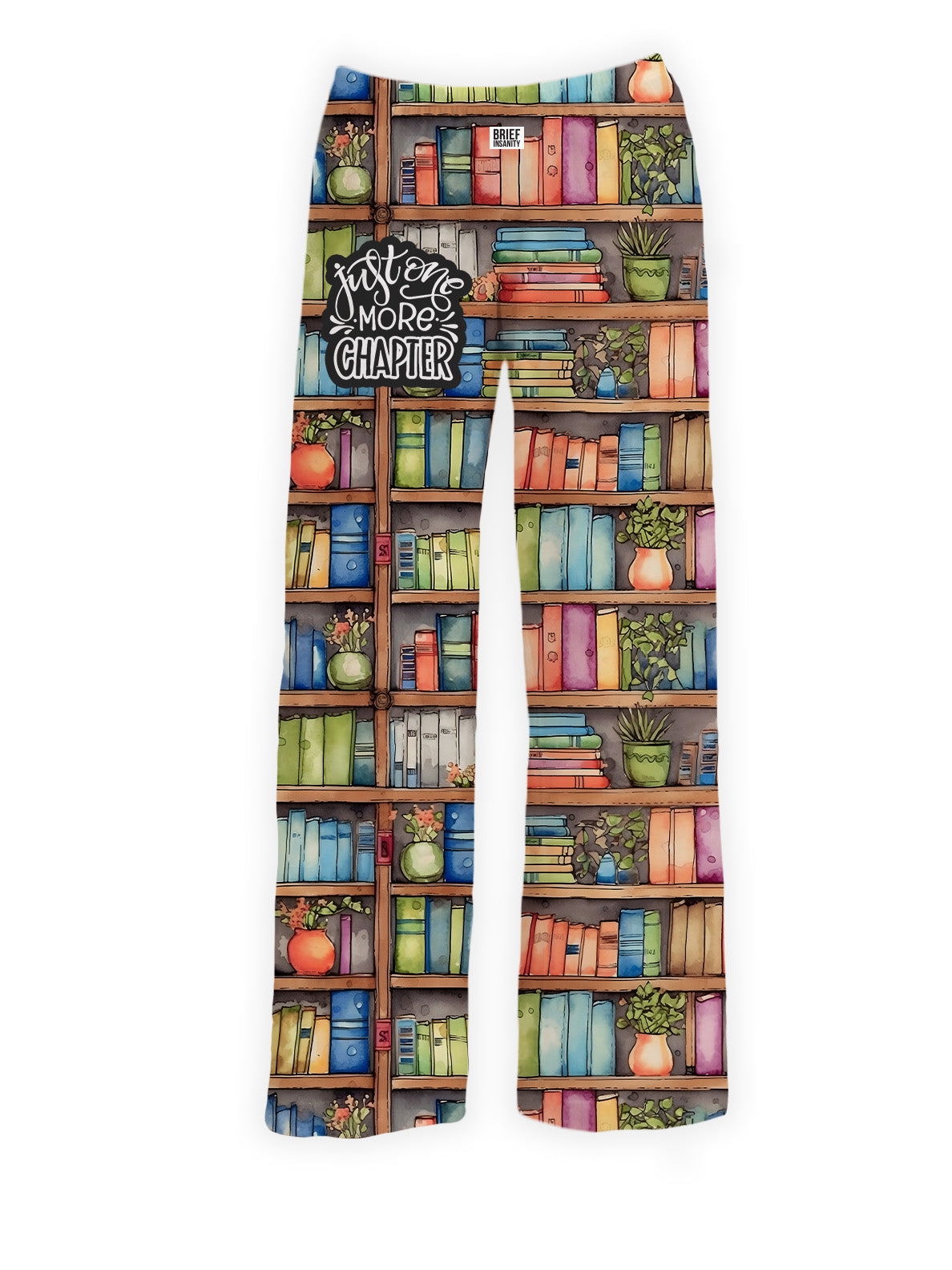 BRIEF INSANITY's Just One More Chapter Pajama Lounge Pants