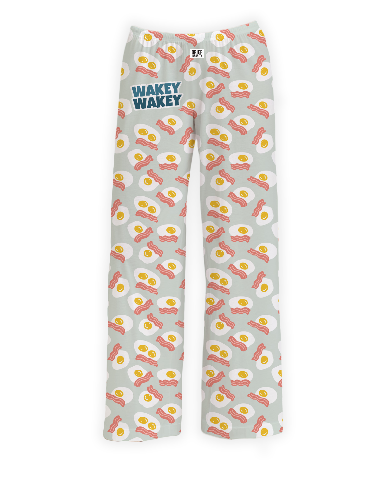 BRIEF INSANITY's Wakey Wakey Eggs & Bacon Pajama Lounge Pants