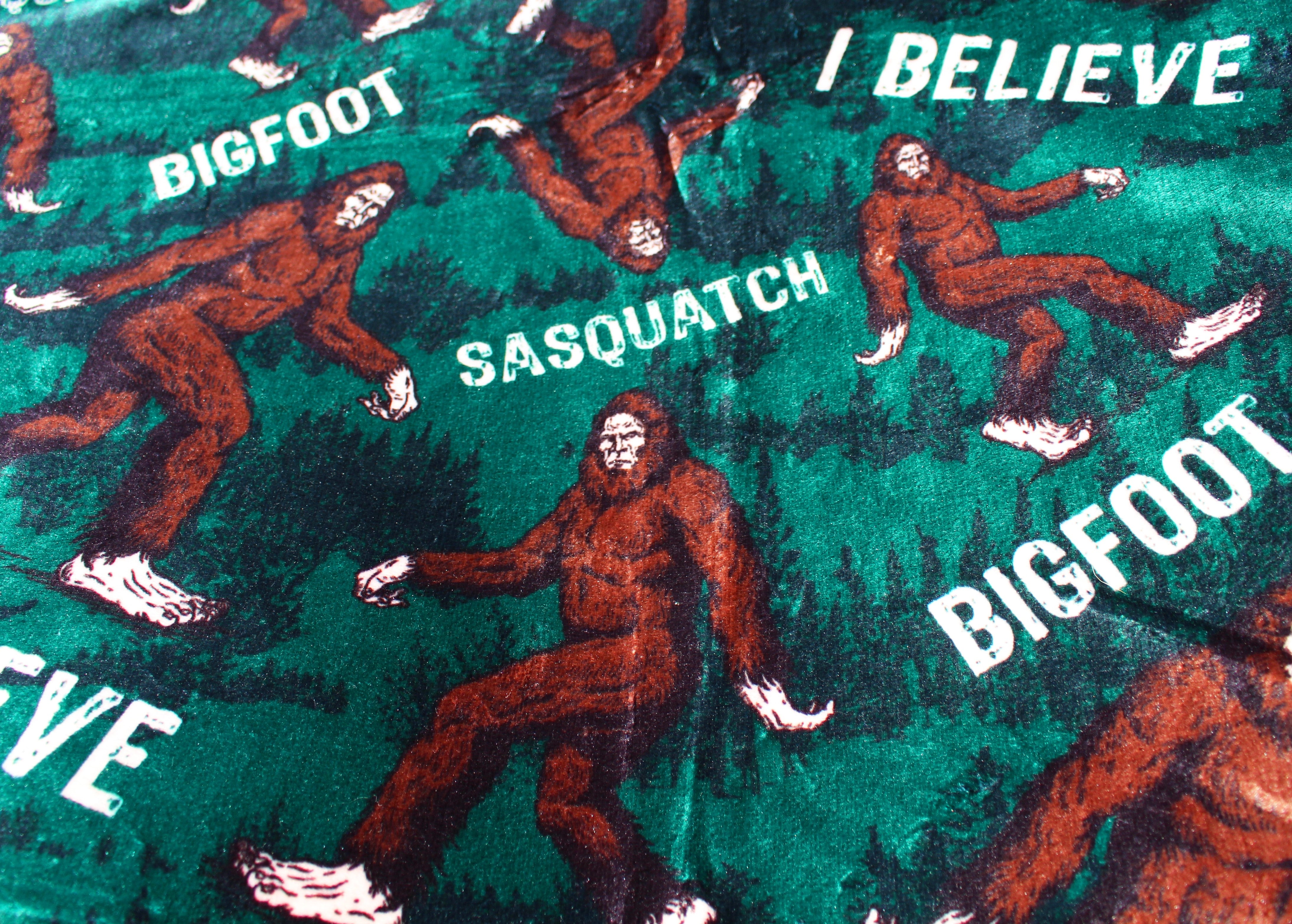 Bigfoot blanket close up