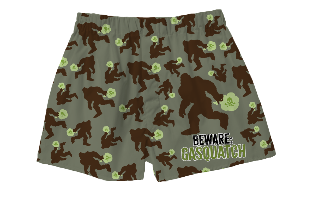 BRIEF INSANITY's Beware Gasquach Boxer Shorts