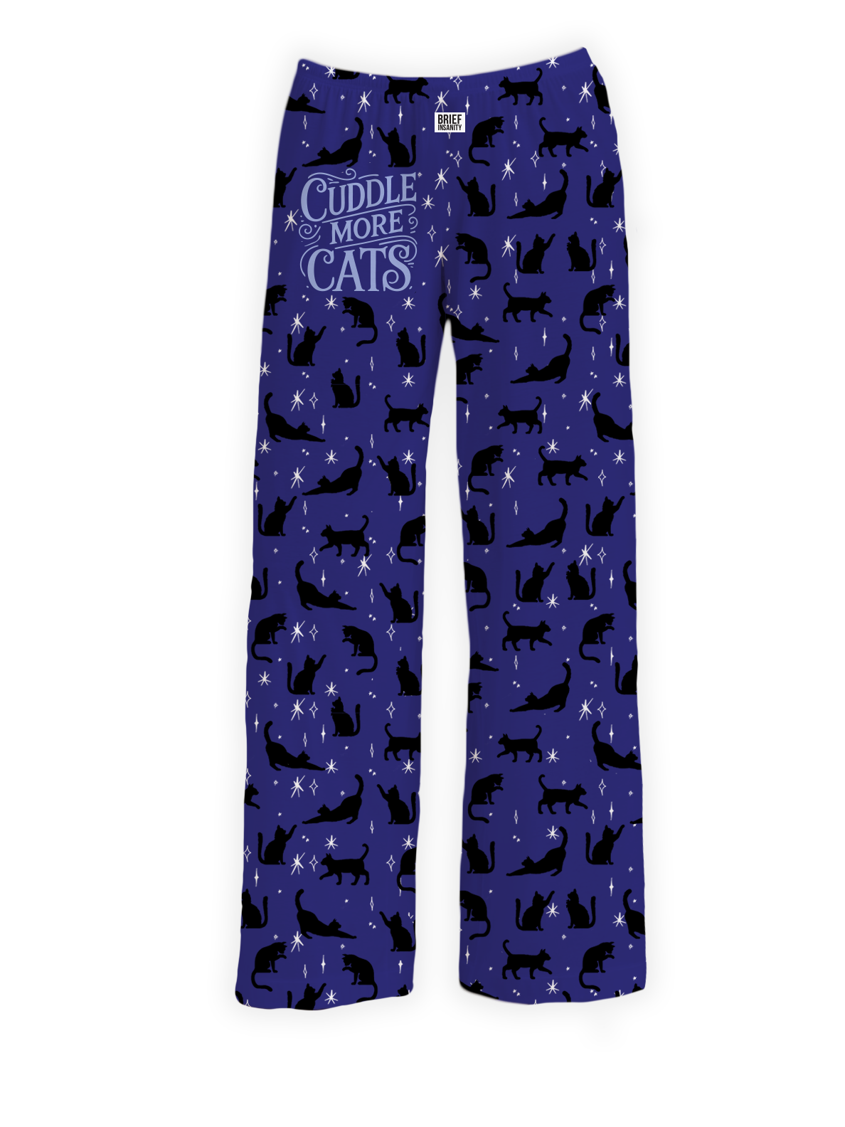 BRIEF INSANITY's Cuddle More Cats Pajama Lounge Pants