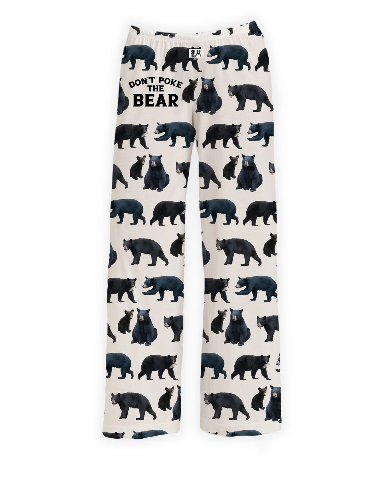 BRIEF INSANITY's Don't Poke the Bear Pajama Lounge Pants