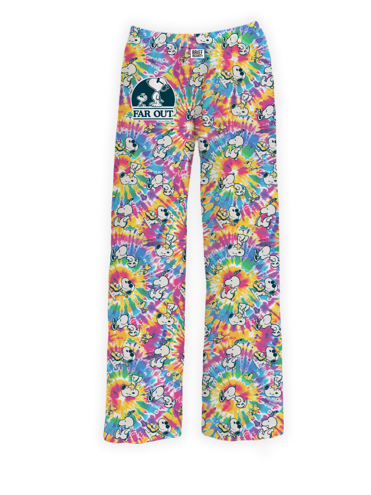 BRIEF INSANITY's Snoopy Far Out Pajama Lounge Pants