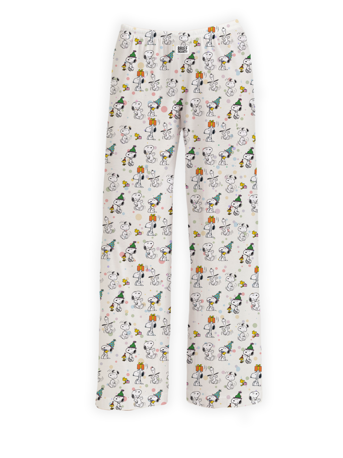 BRIEF INSANITY's Snoopy Party Pajama Lounge Pants