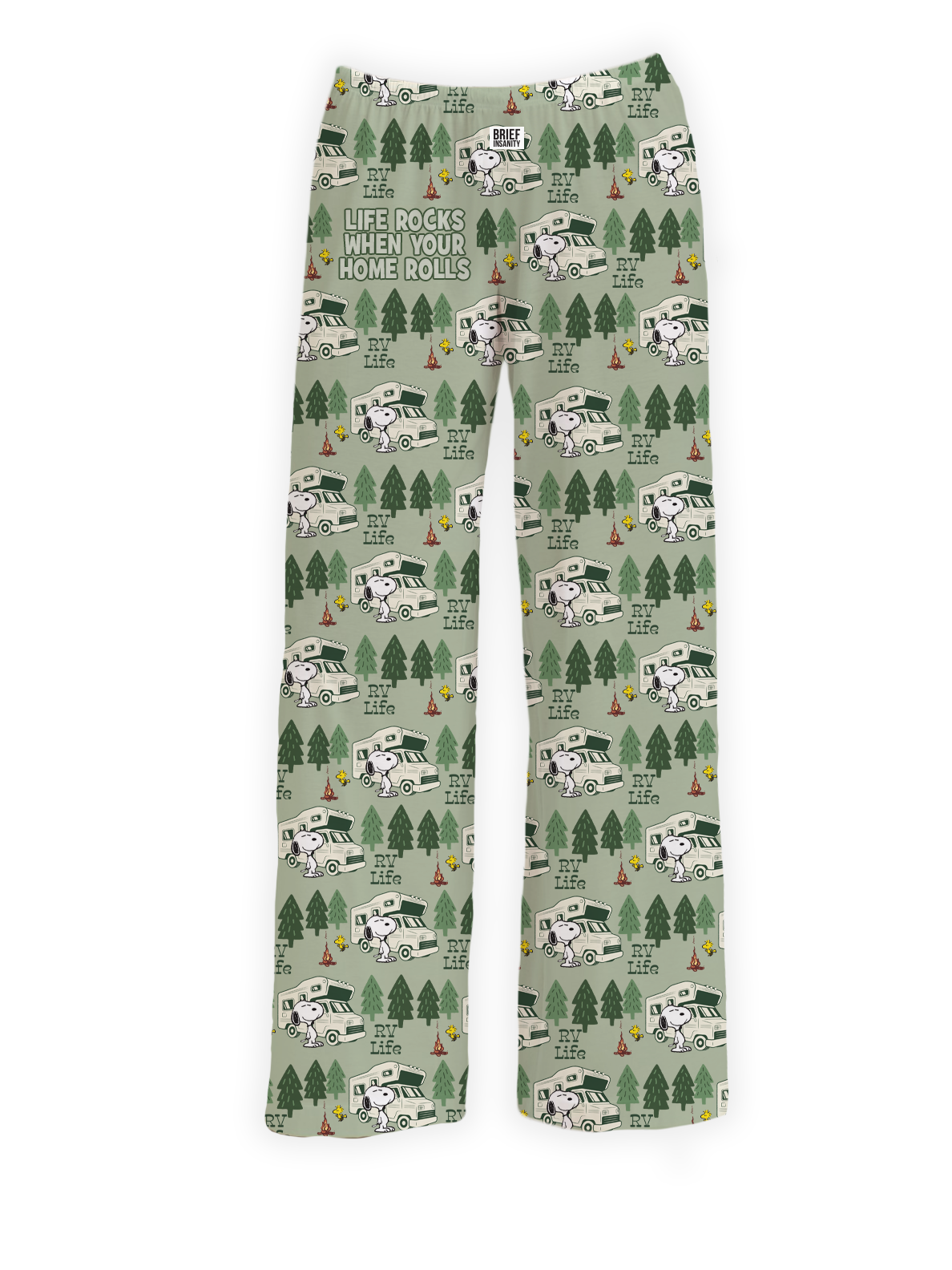 BRIEF INSANITY's Snoopy RV Life Pajama Lounge Pants