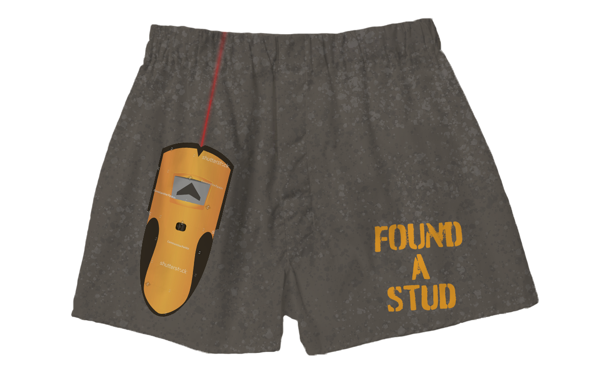 BRIEF INSANITY's Found a Stud Boxer Shorts