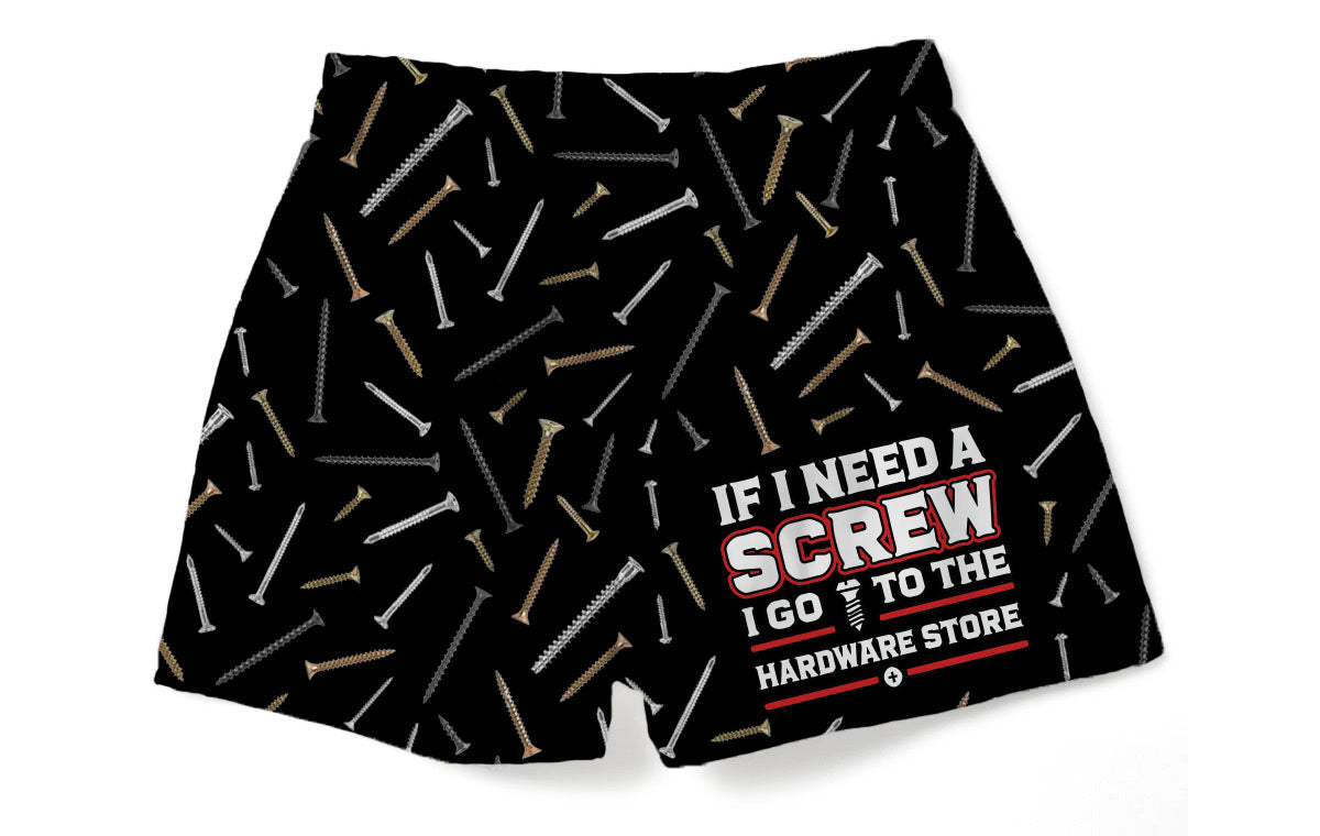 BRIEF INSANITY's Need a Screw Boxer Shorts