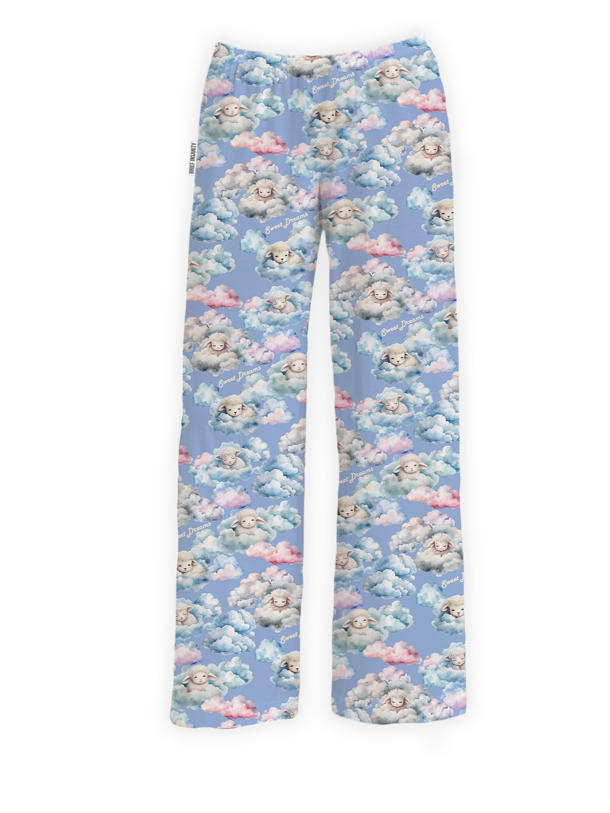 BRIEF INSANITY's Sweet Dreams Lamb Pajama Lounge Pants