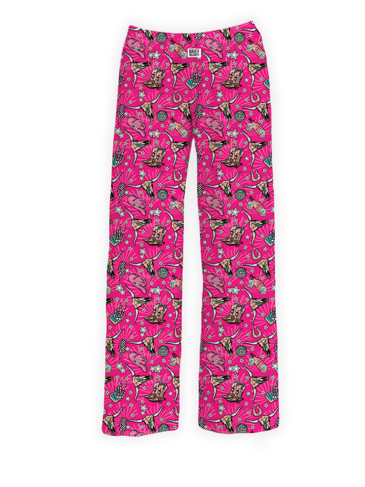 BRIEF INSANITY's Western Disco Pajama Lounge Pants