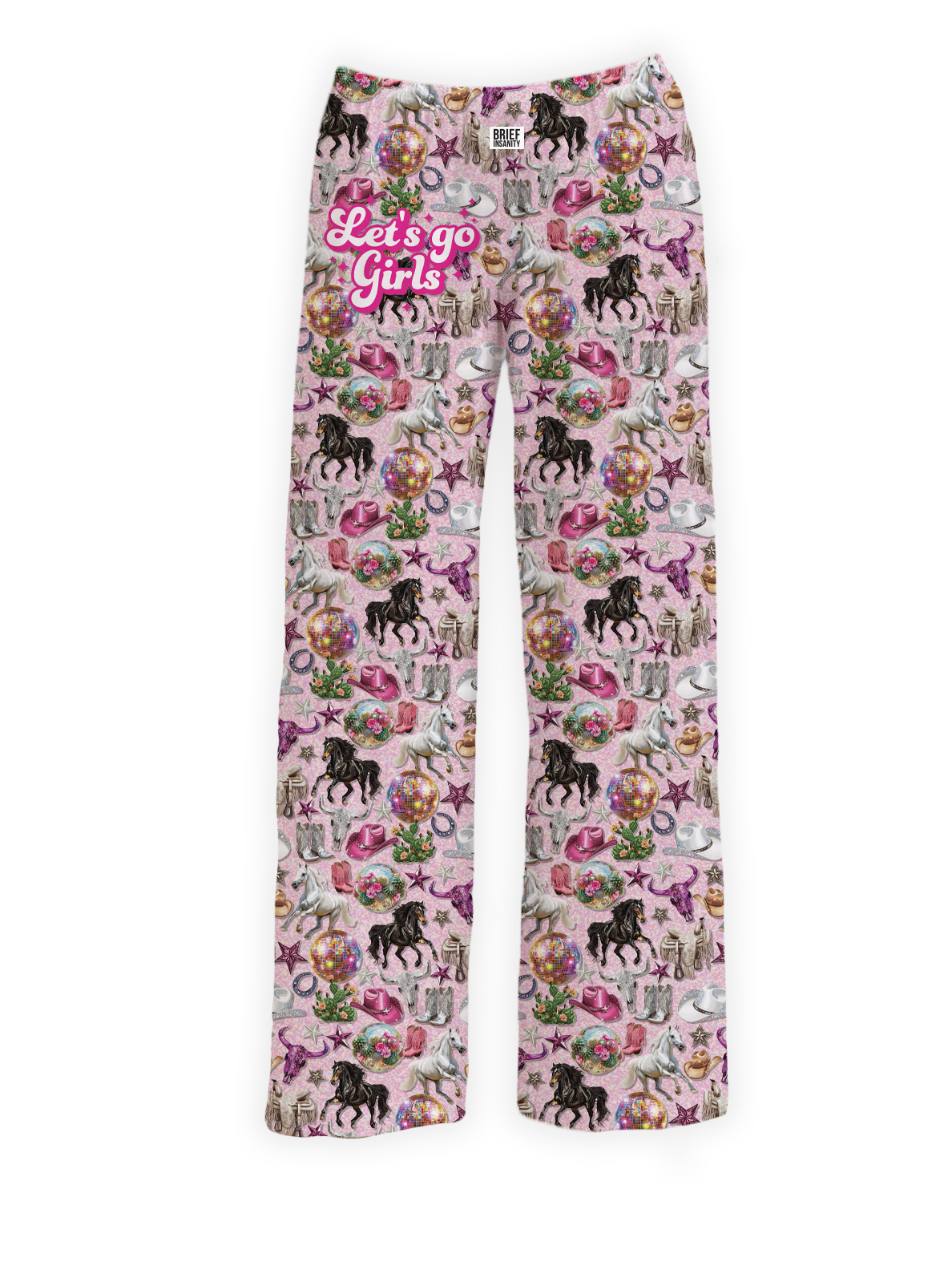 BRIEF INSANITY's Glam Cowgirl Pajama Lounge Pants