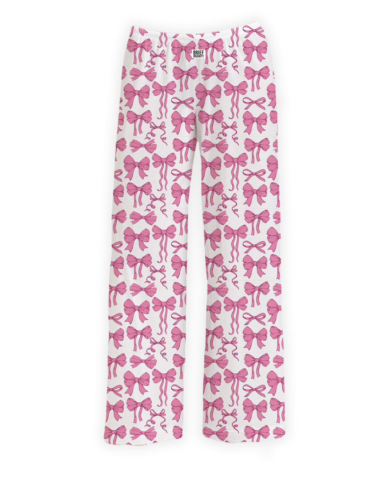 BRIEF INSANITY's Ribbons & Bows Pajama Lounge Pants