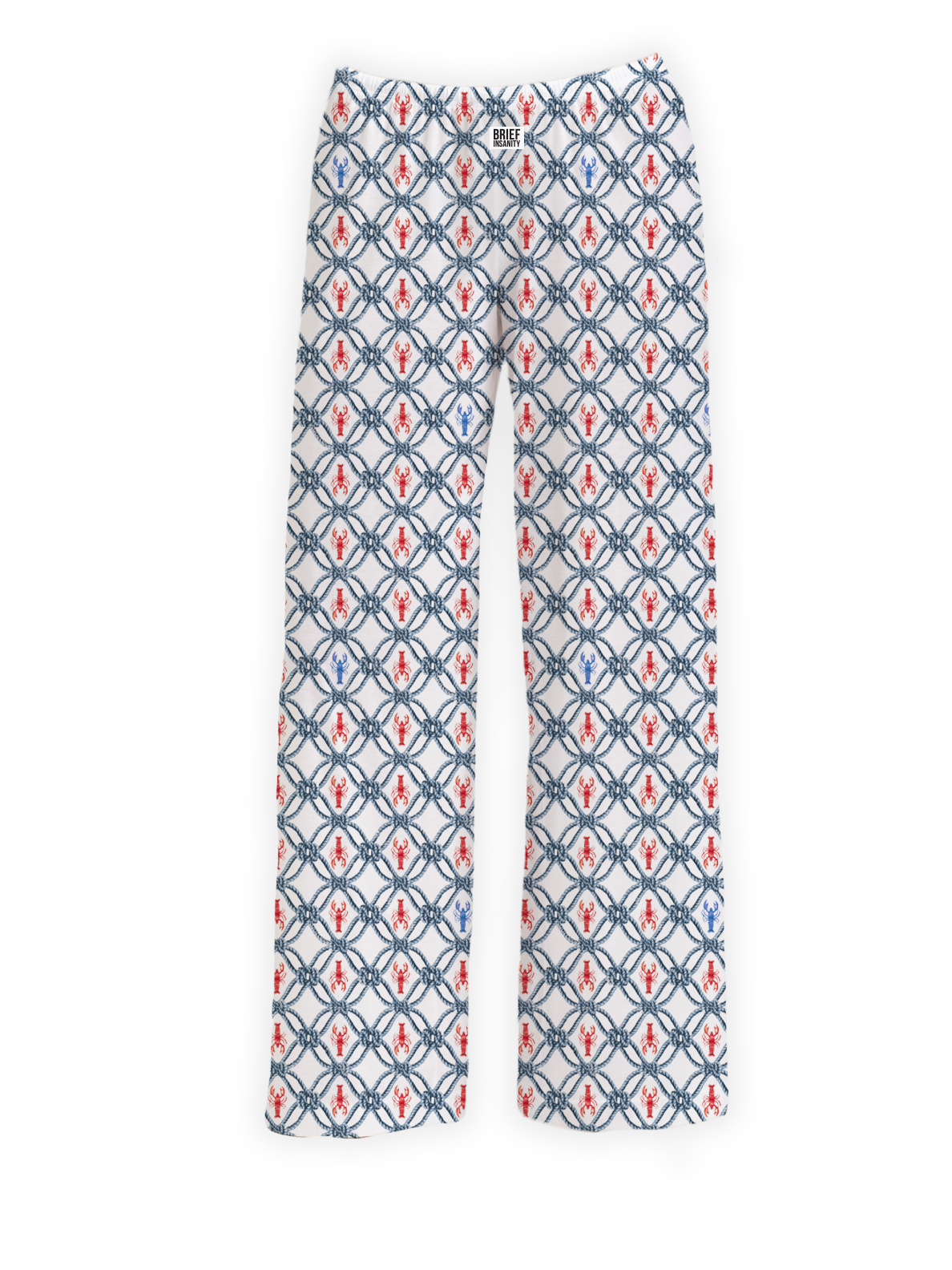 BRIEF INSANITY's Nautical Lobster Pajama Lounge Pants