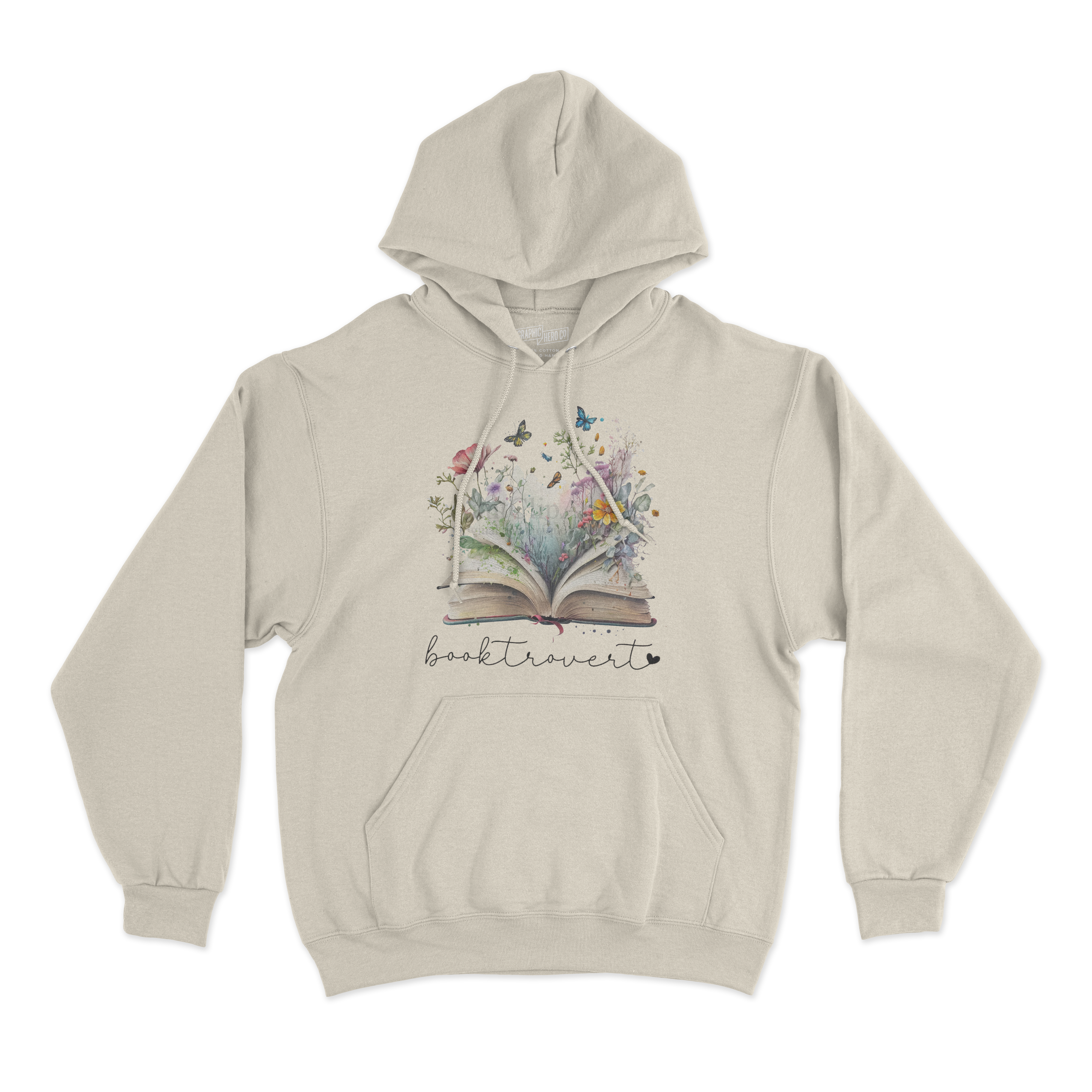 BRIEF INSANITY's Booktrovert Hoodie