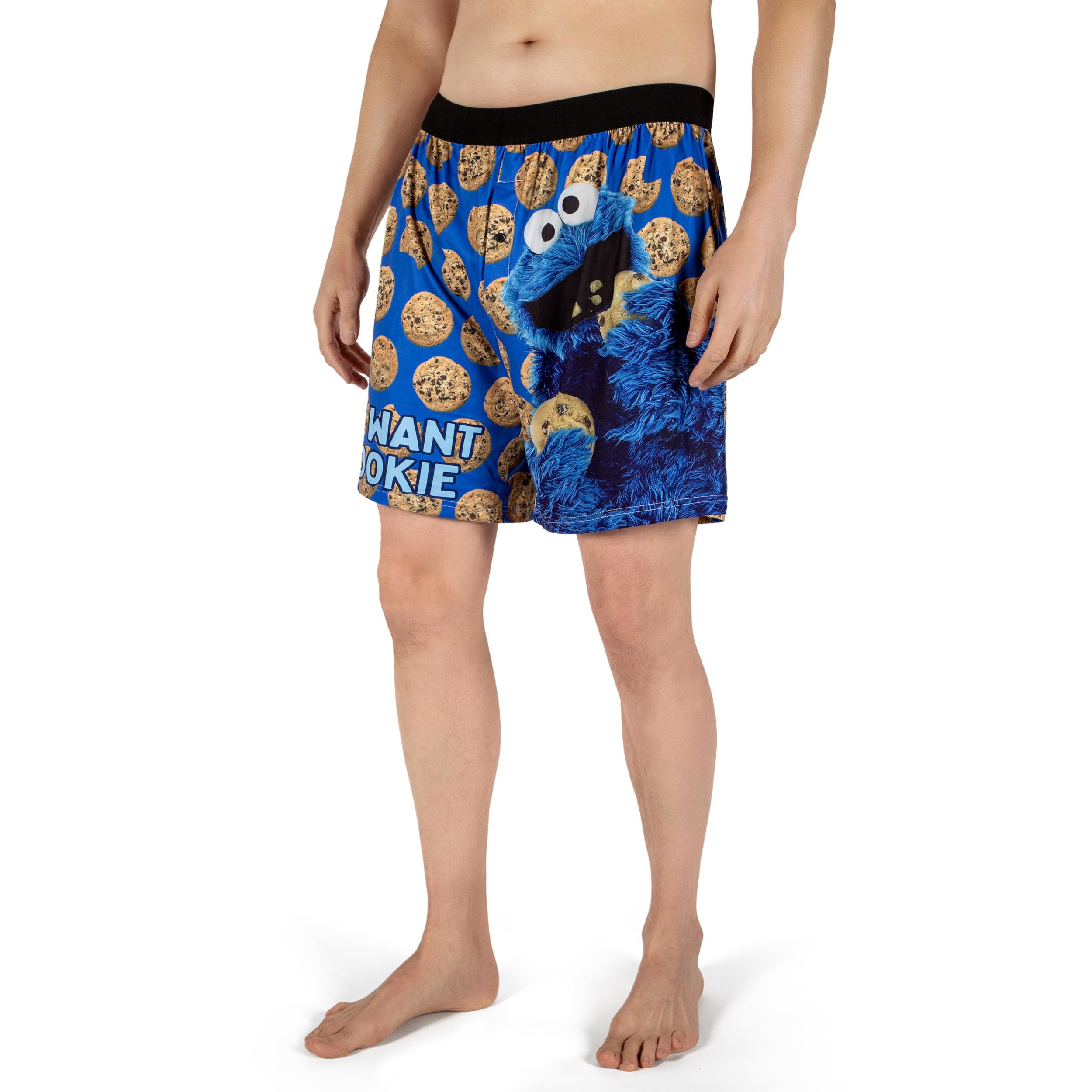 Sesame Street Cookie Monster Boxer Shorts