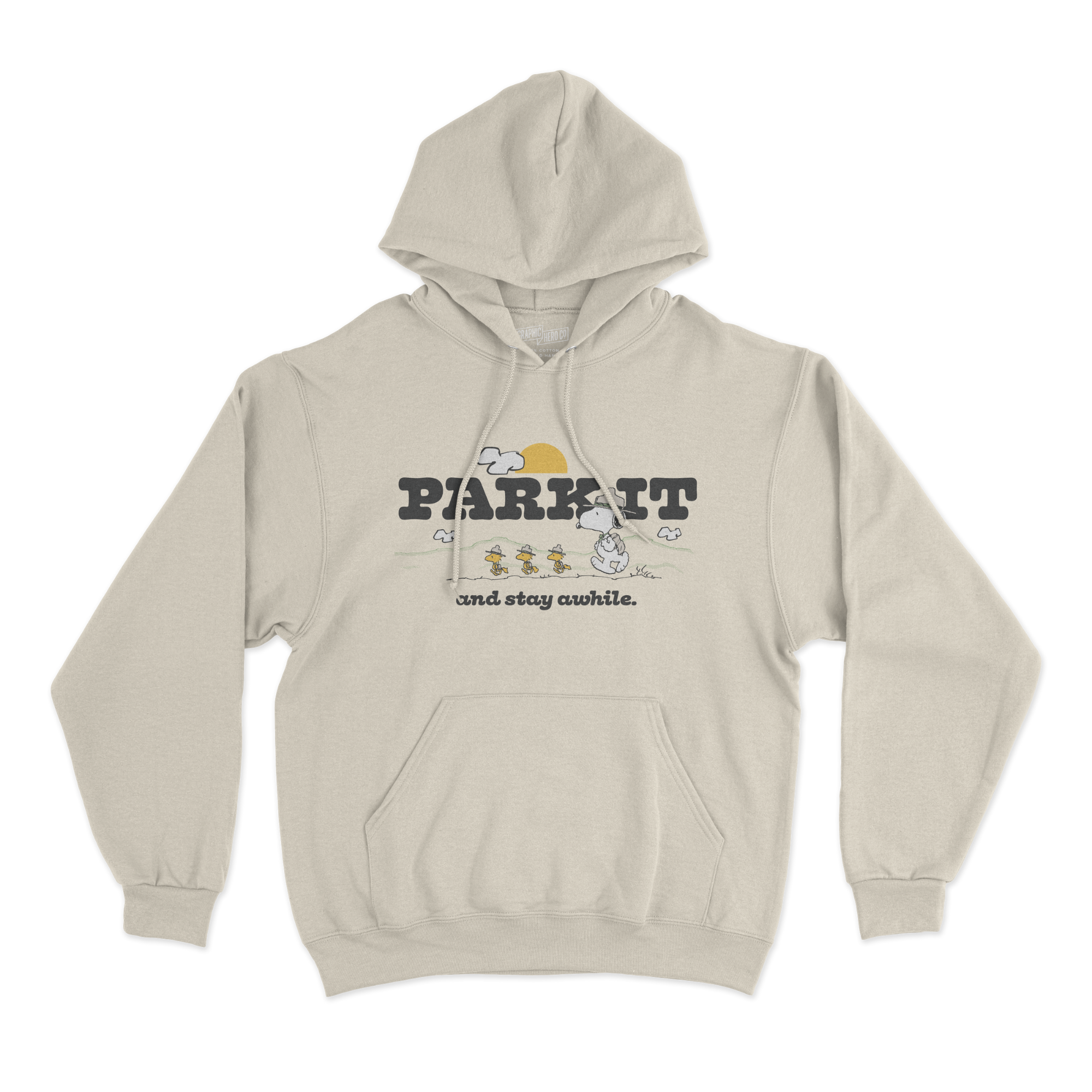 BRIEF INSANITY's Snoopy Park It Hoodie