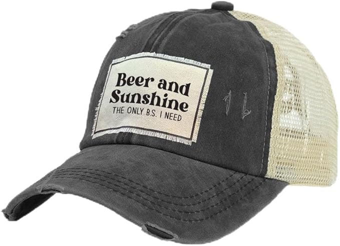 Beer and Sunshine - Vintage Distressed Trucker Adult Hat
