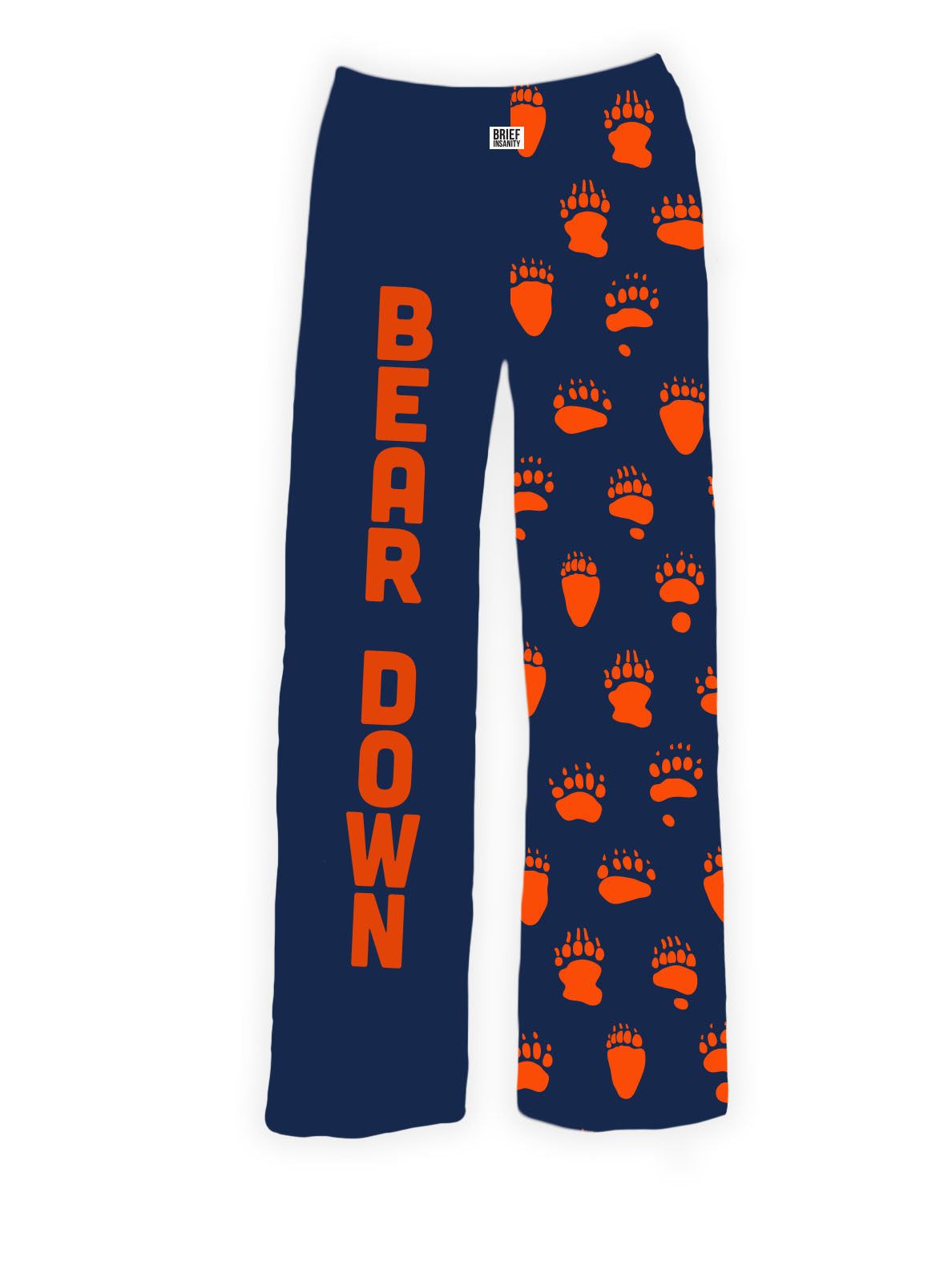 Bear Down Paw Print Lounge Pants