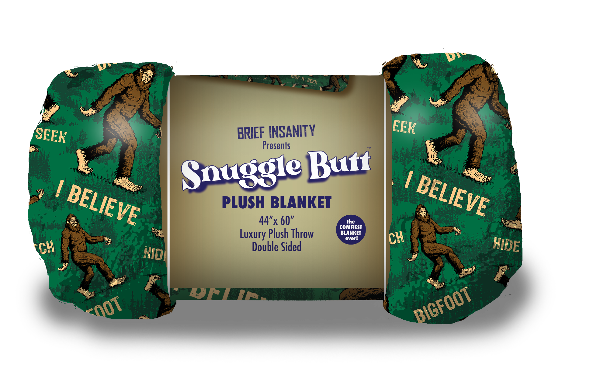 Bigfoot Blanket Rolled Up