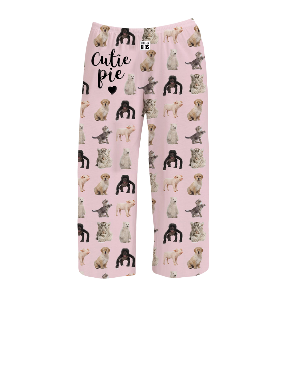 BRIEF INSANITY Cutie Pie Animal Kids Lounge Pants