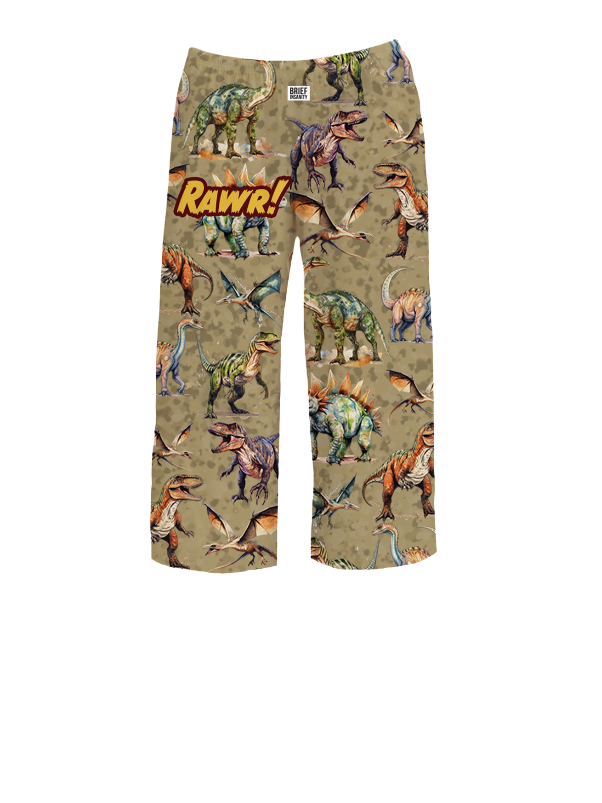 BRIEF INSANITY Dinosaur Kids Lounge Pants