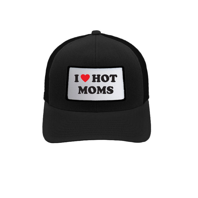 BRIEF INSANITY I Love Hot Moms | Men's Structured Trucker Hat