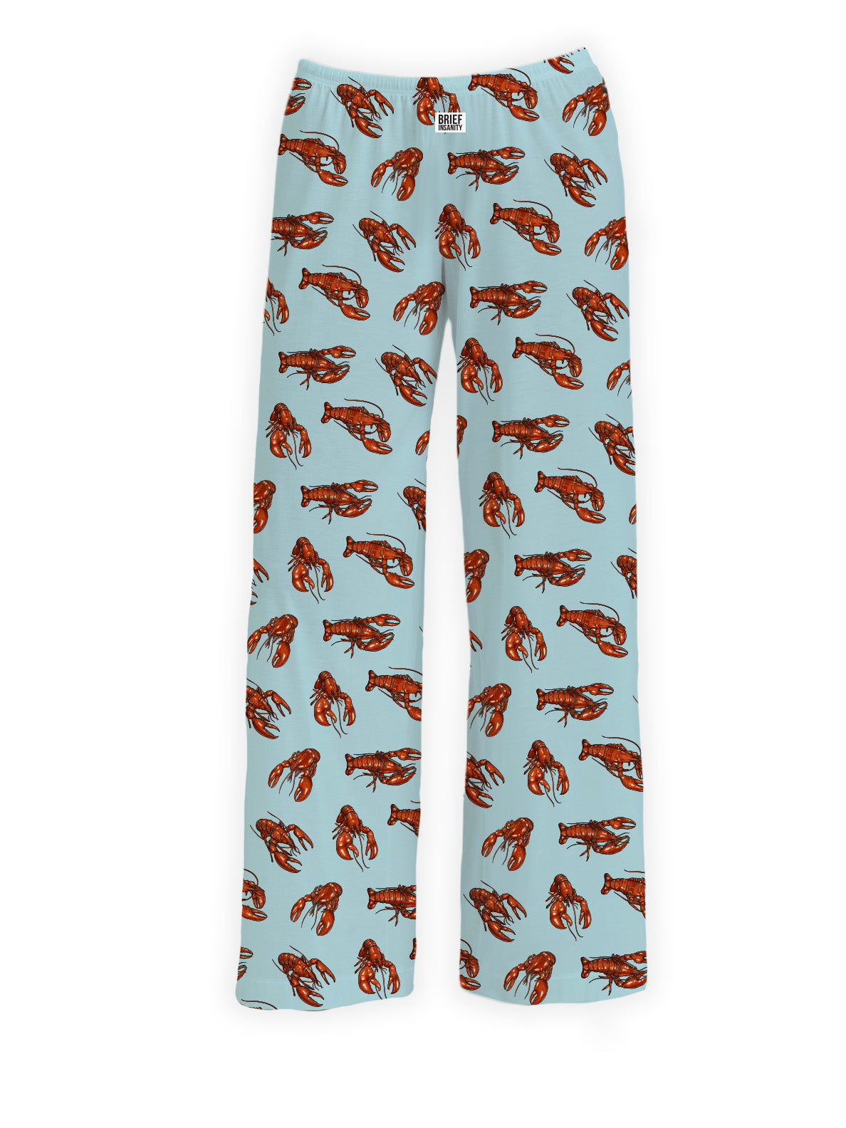 BRIEF INSANITY Lobster Pattern Pajama Pants