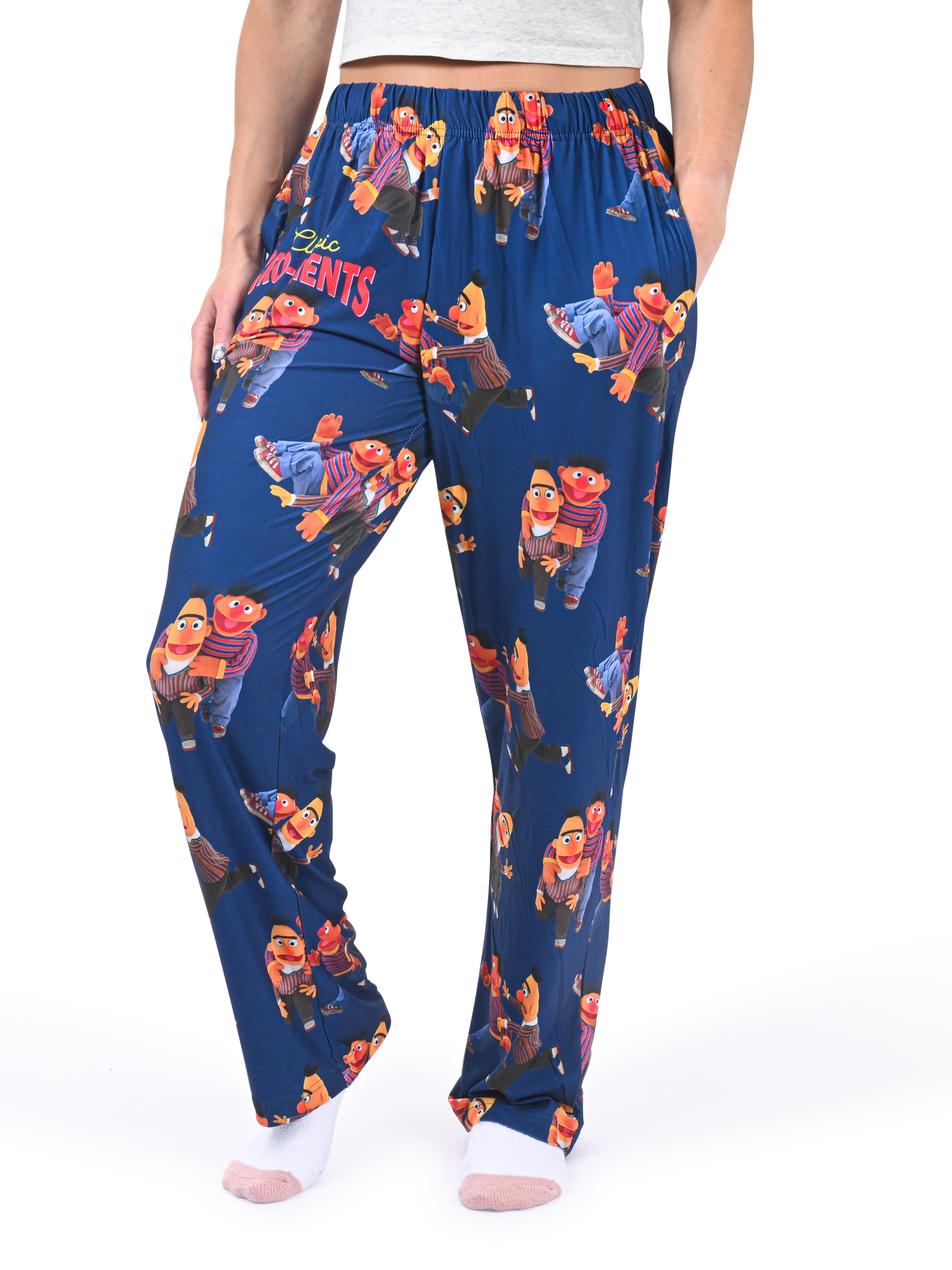 Classic Bro-Ments Pajama Pants side angle view
