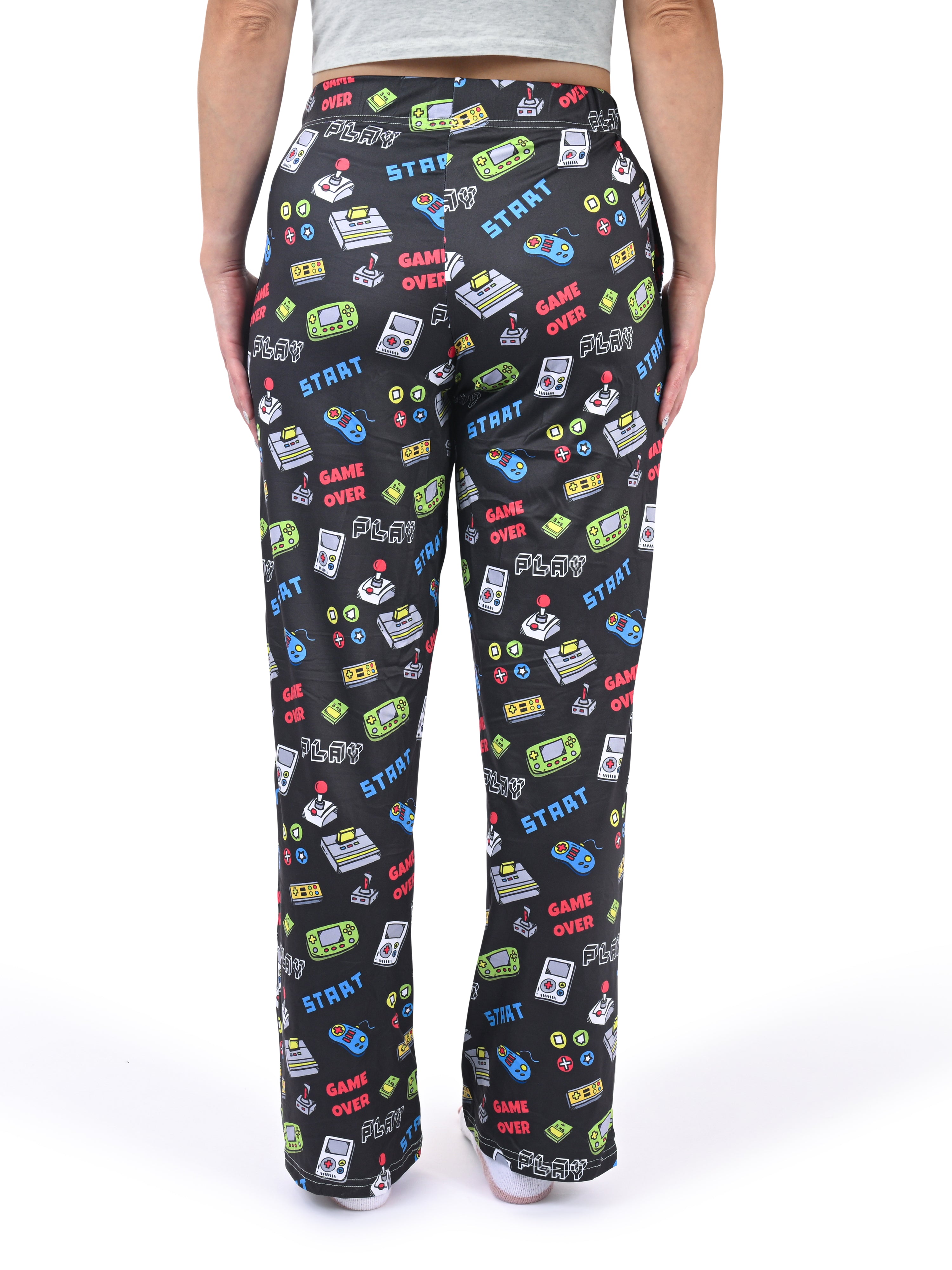 Eat, Sleep, Game, Repeat Lounge Pants back view