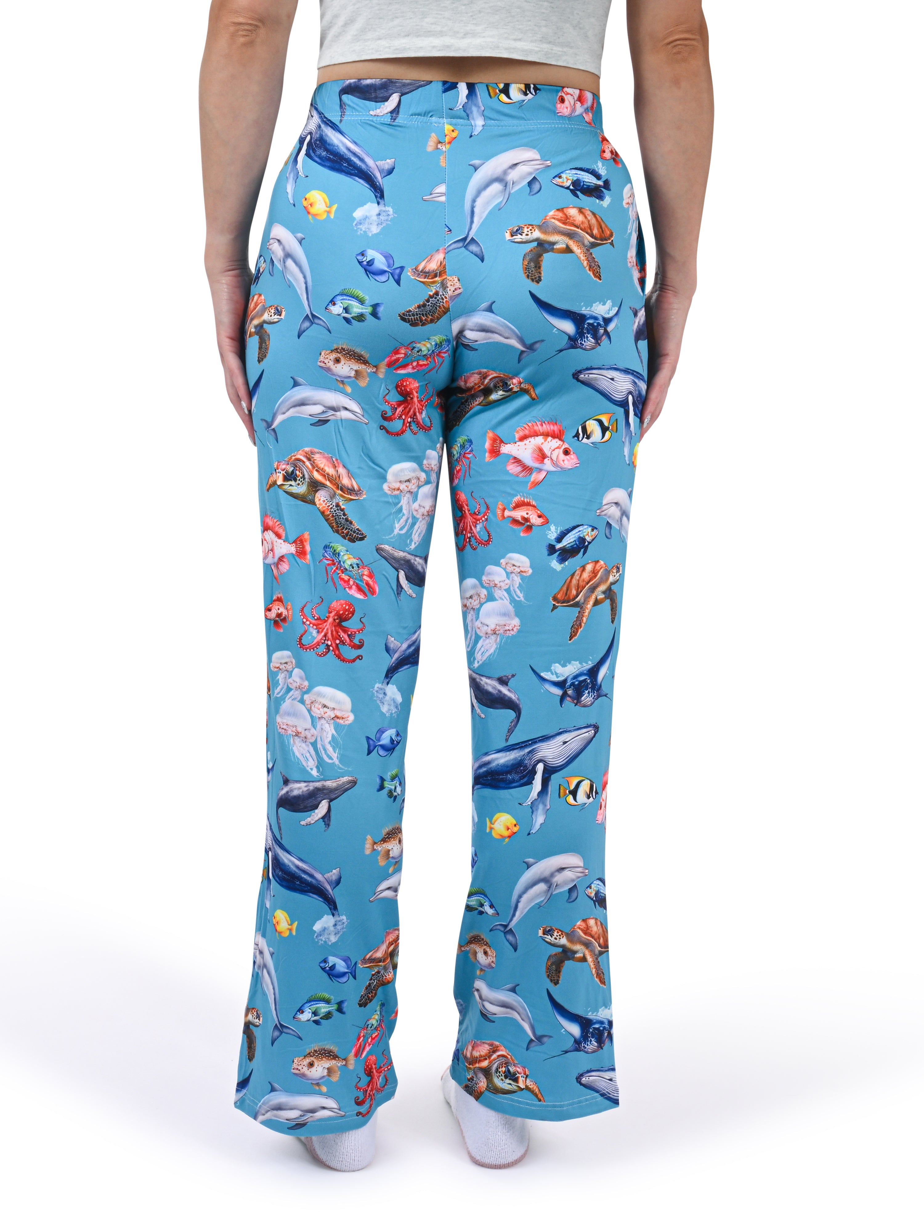 Protect Our Oceans Lounge Pants back view