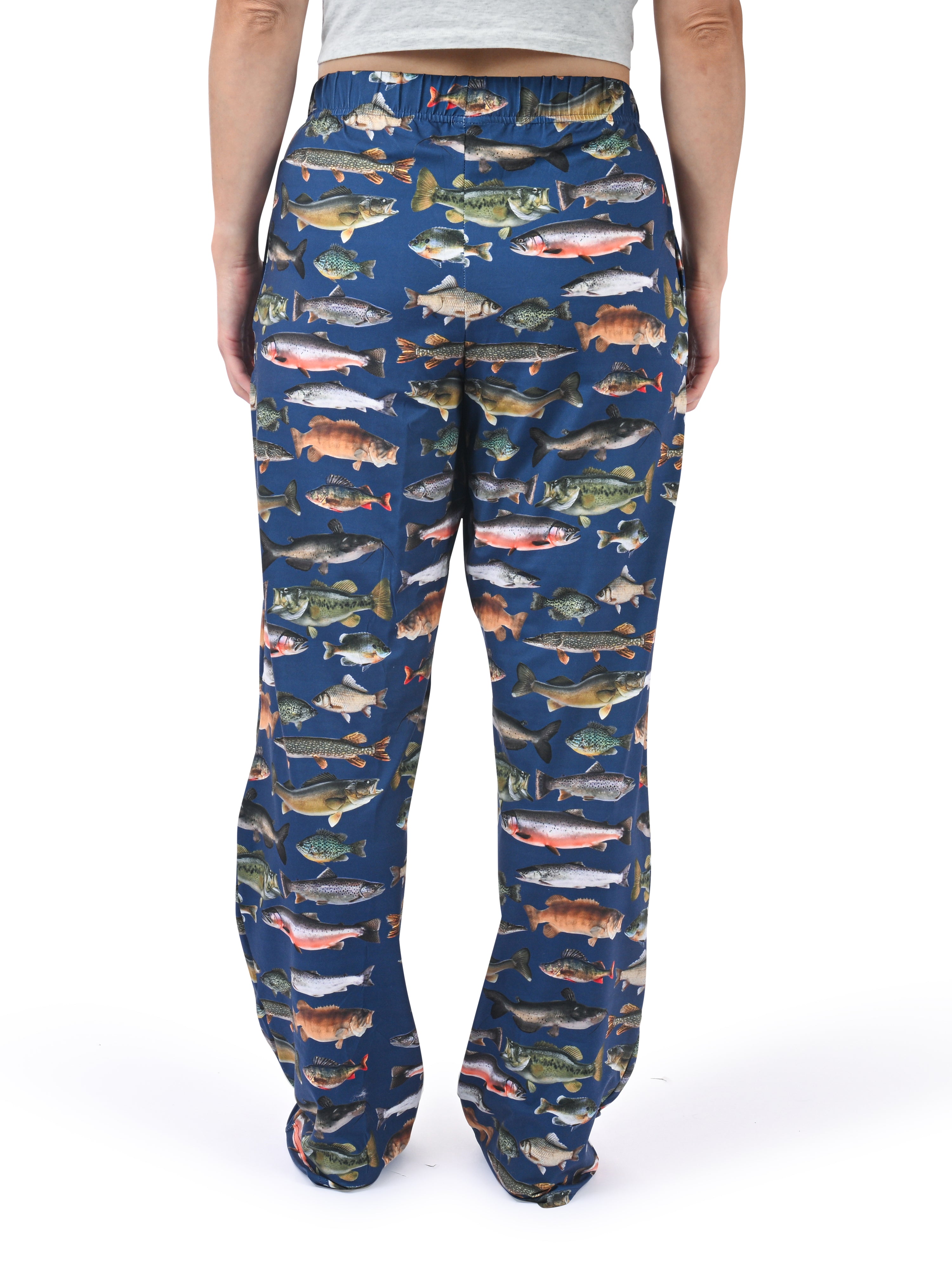 The Fish Whisperer Pajama Pants back view