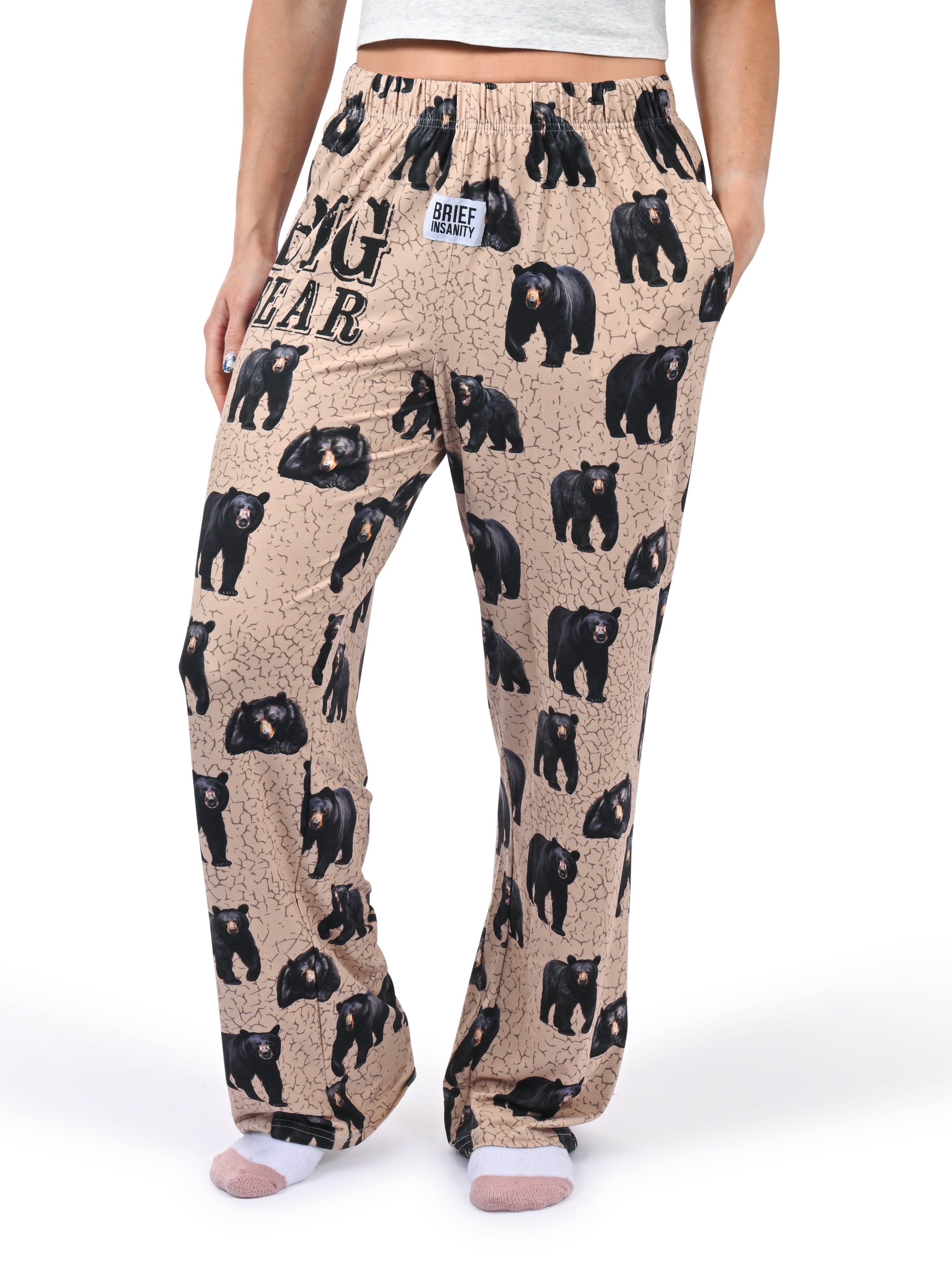 Big Bear Pajama Pants side angle view