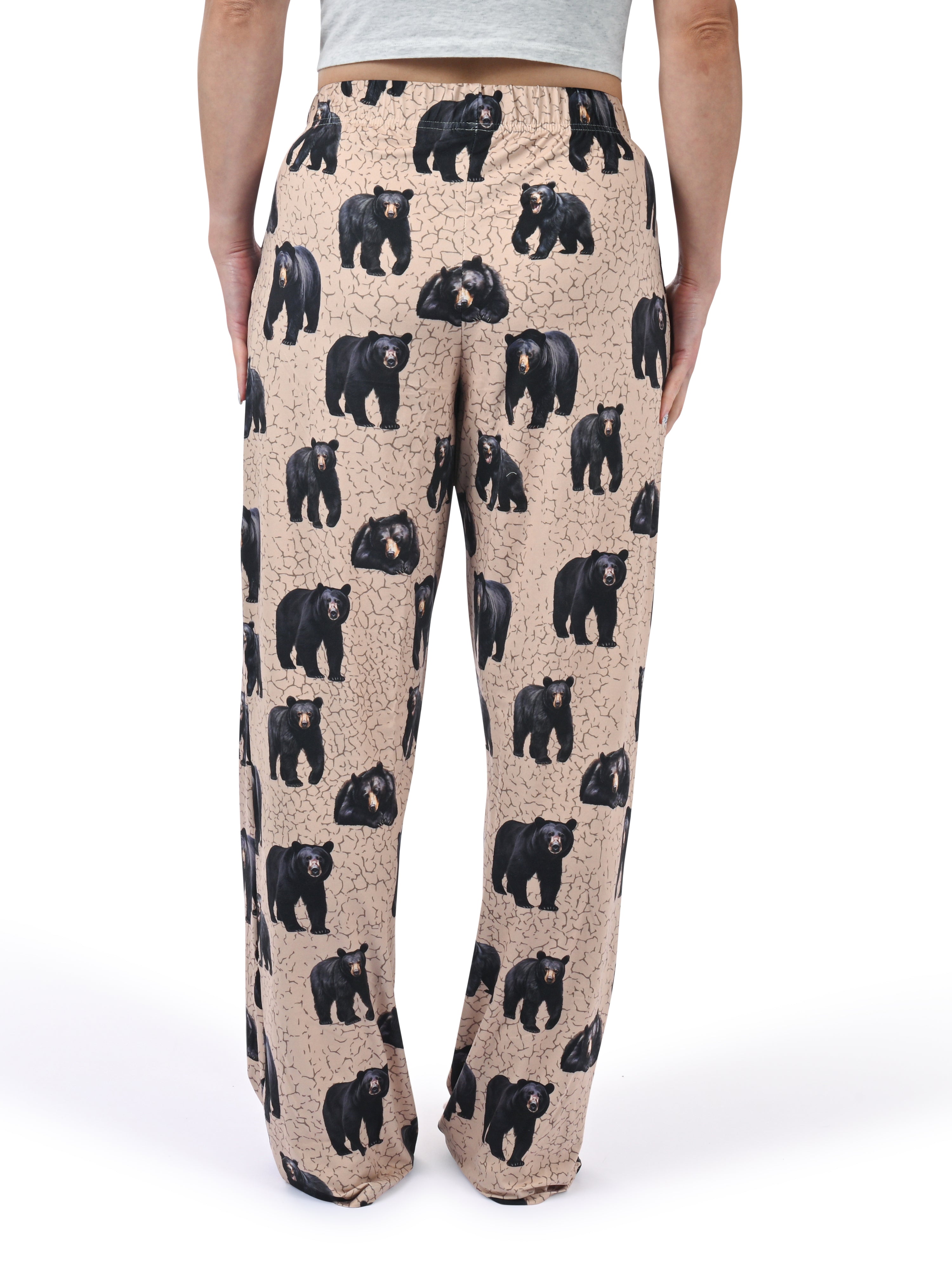 Big Bear Pajama Pants back view