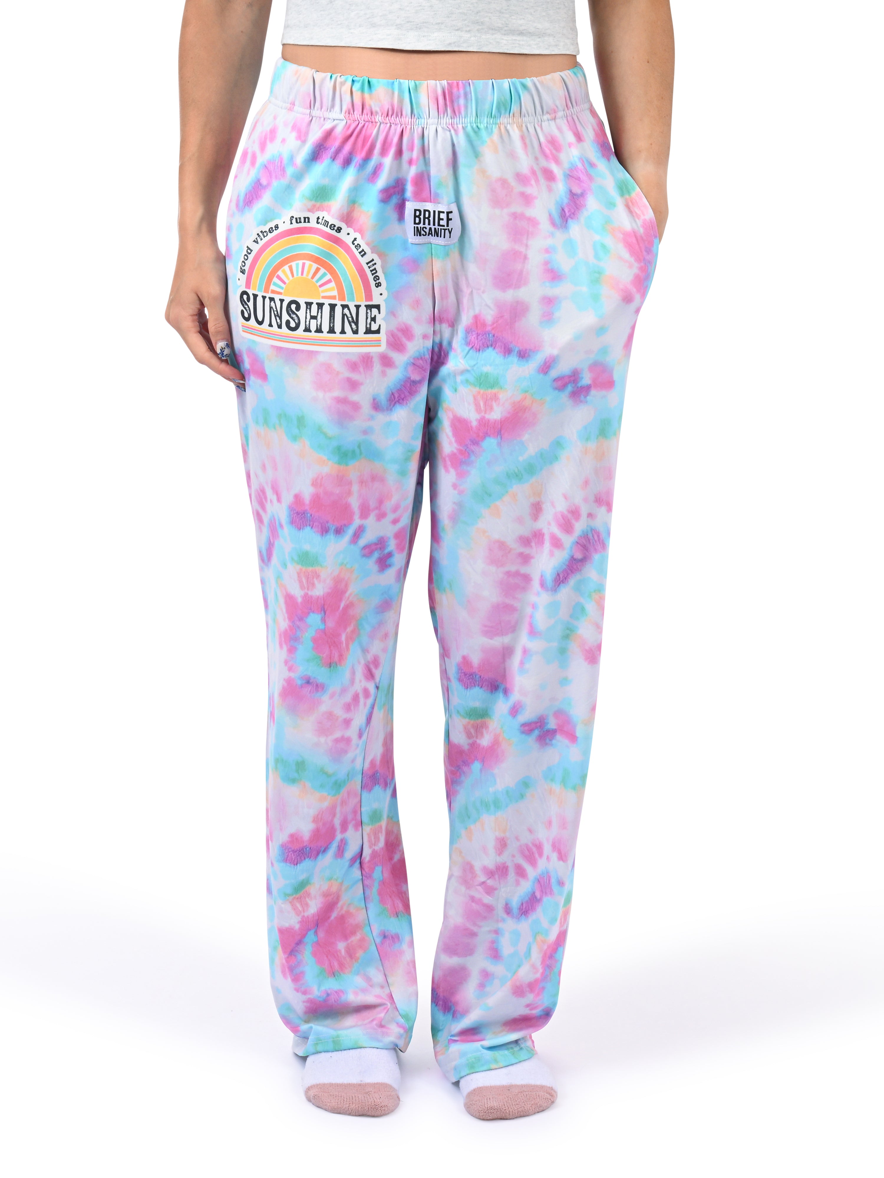 Good Vibes Sunshine Pajama Pants front view