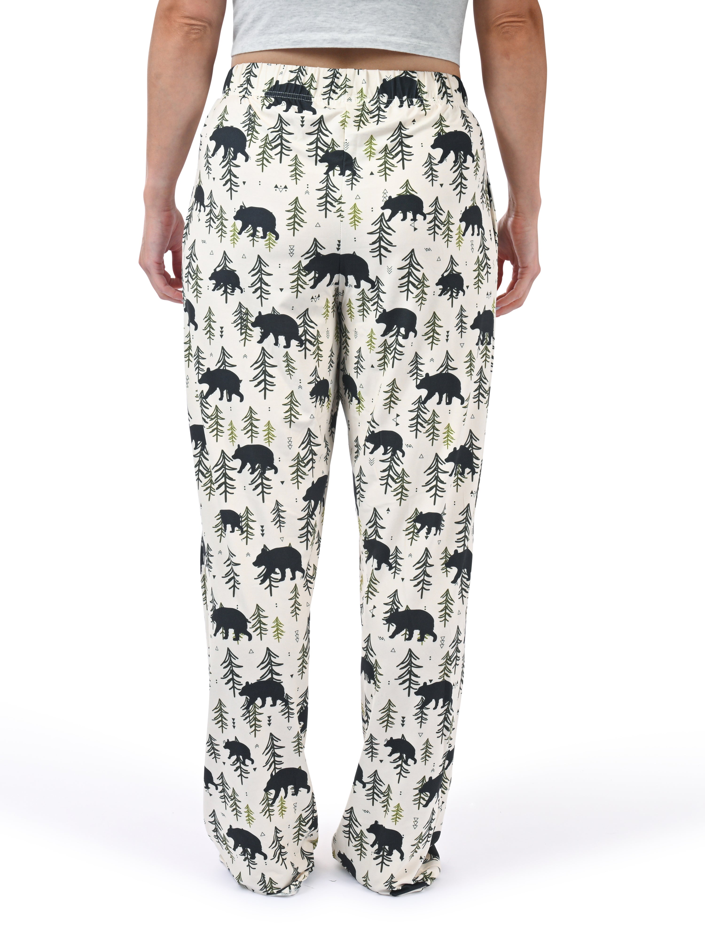 Take a Hike Bear Lounge Pants back view