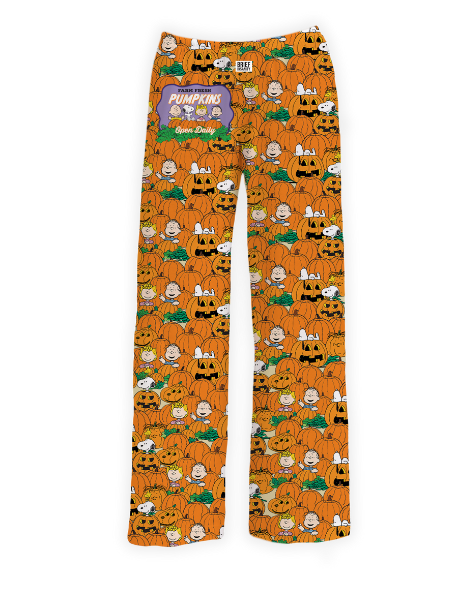 Peanuts Pumpkin Patch Lounge Pants | Brief Insanity