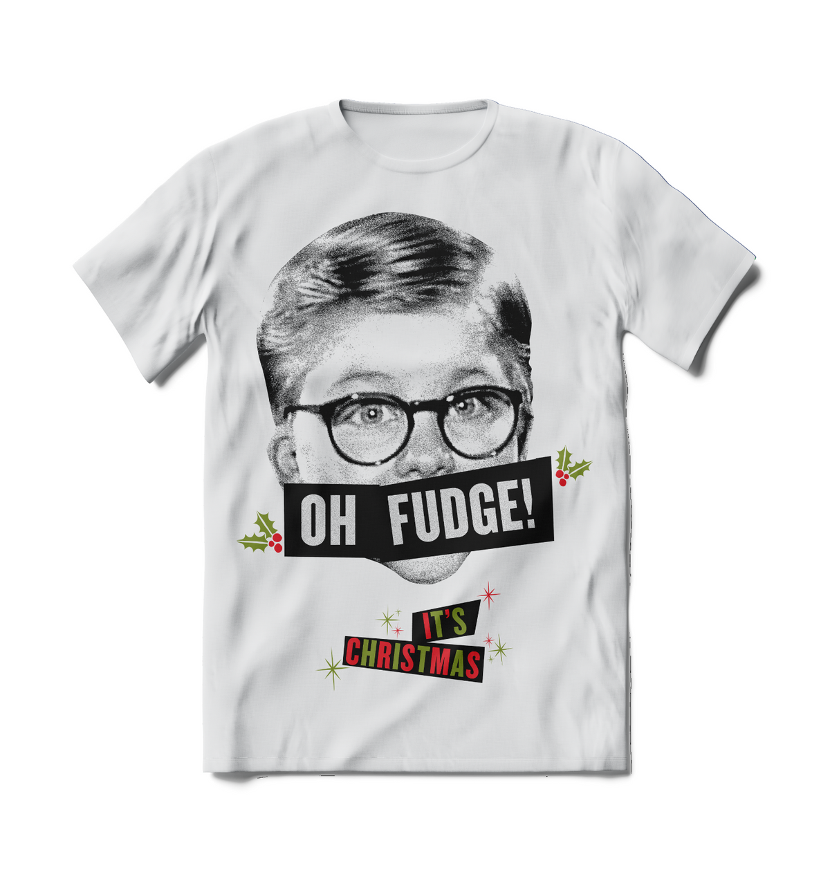 A Christmas Story Sleep Shirt | Red Ralphie Oh Fudge | Brief Insanity