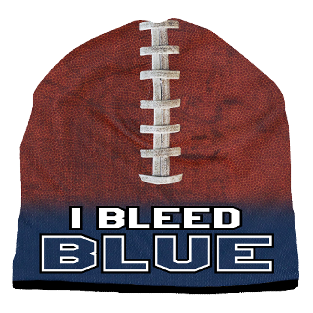 BRIEF INSANITY Blue and White State Pride Beanie